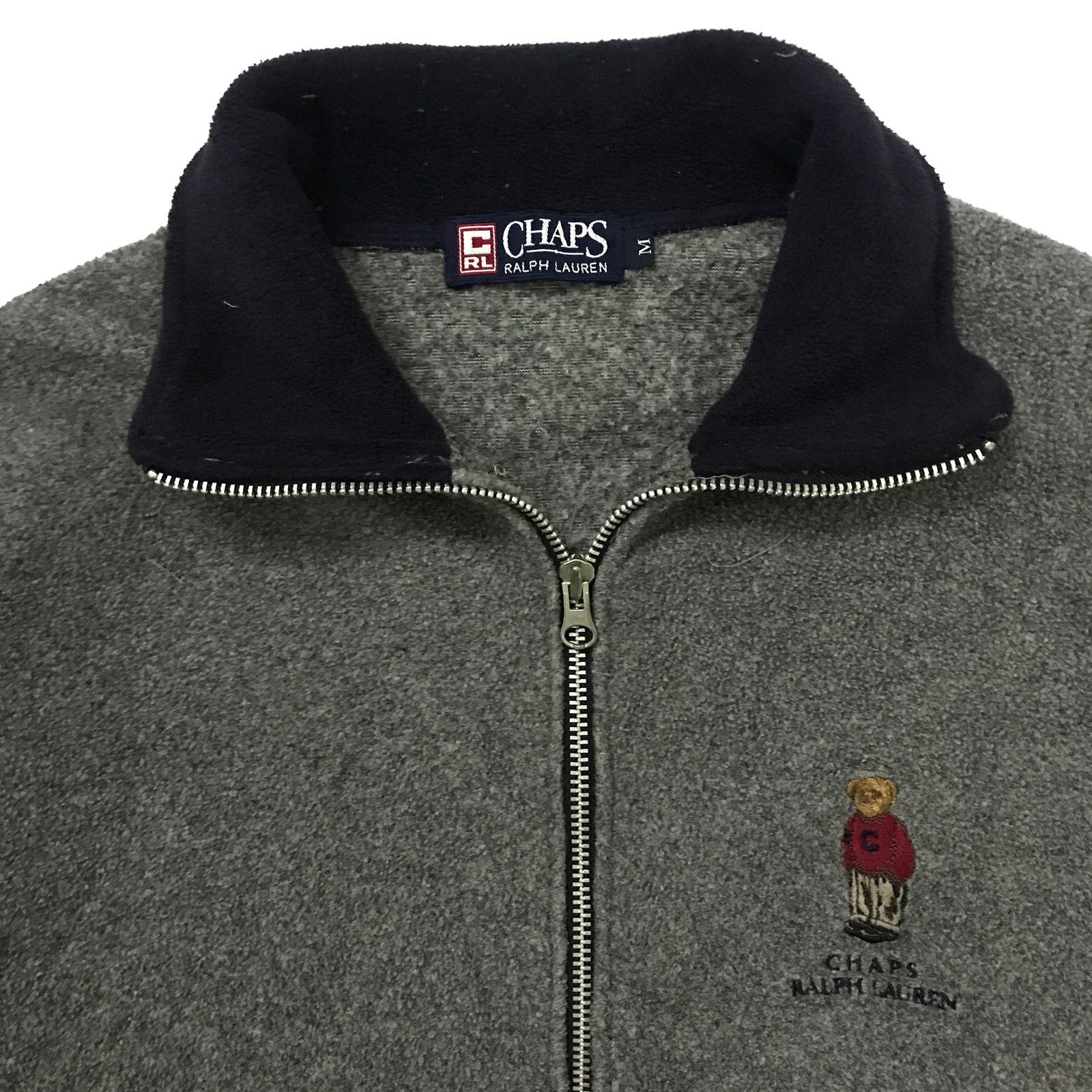 Chaps Ralph Lauren Chaps Ralph Lauren fleece jacket polo bear Size US M / EU 48-50 / 2 - 2 Thumbnail