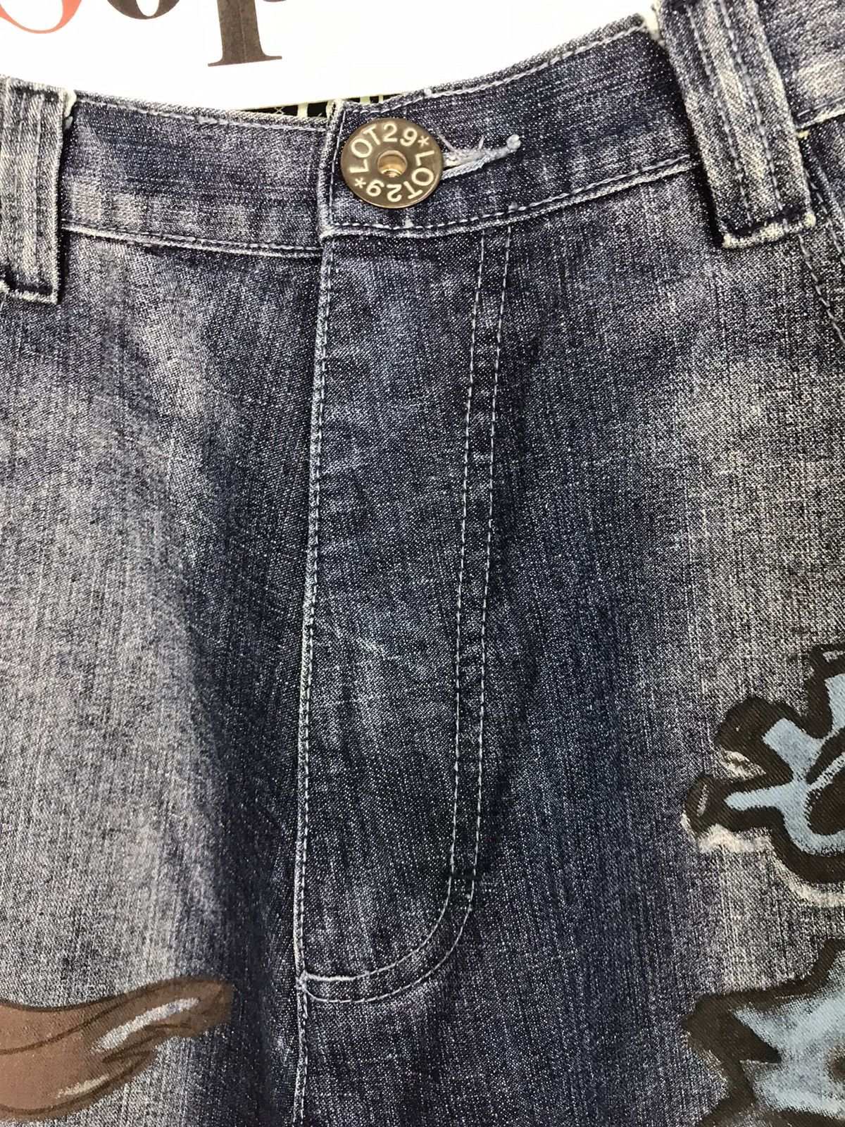 Japanese Brand Lot 29 Printing Bugs Bunny Jeans Style Size US 38 / EU 54 - 6 Thumbnail
