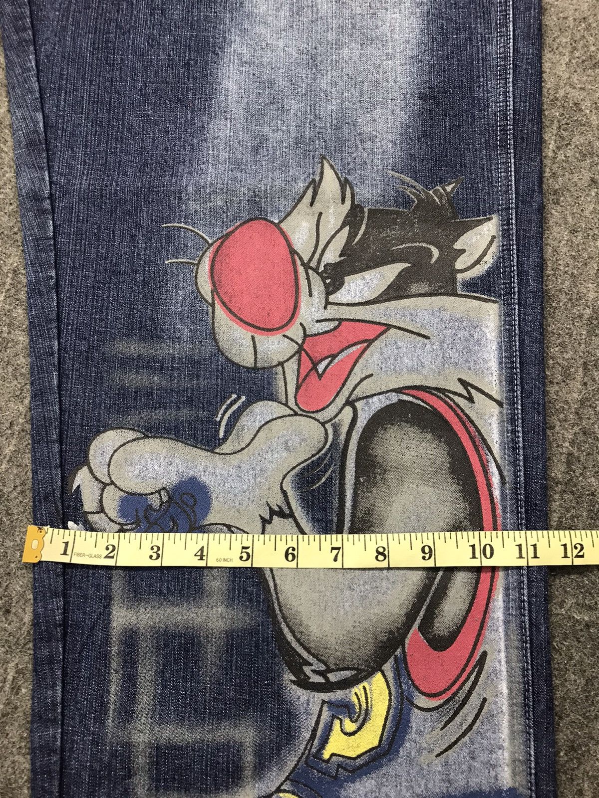 Japanese Brand Lot 29 Printing Bugs Bunny Jeans Style Size US 38 / EU 54 - 20 Thumbnail