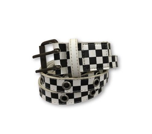 image of Unbrand Checkered Plaid Tartan Seditionaries Belt, Men's
