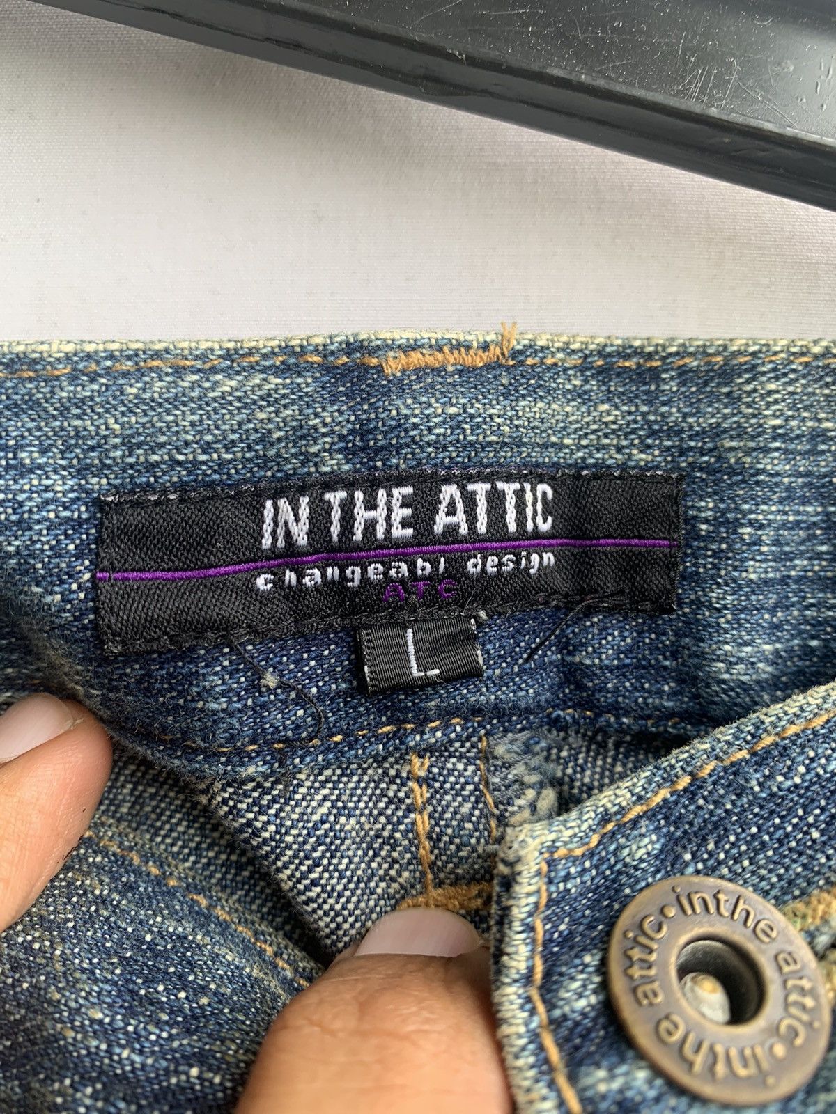 In The Attic Rarest Distressed Denim By IN The Attic Size US 34 / EU 50 - 8 Thumbnail