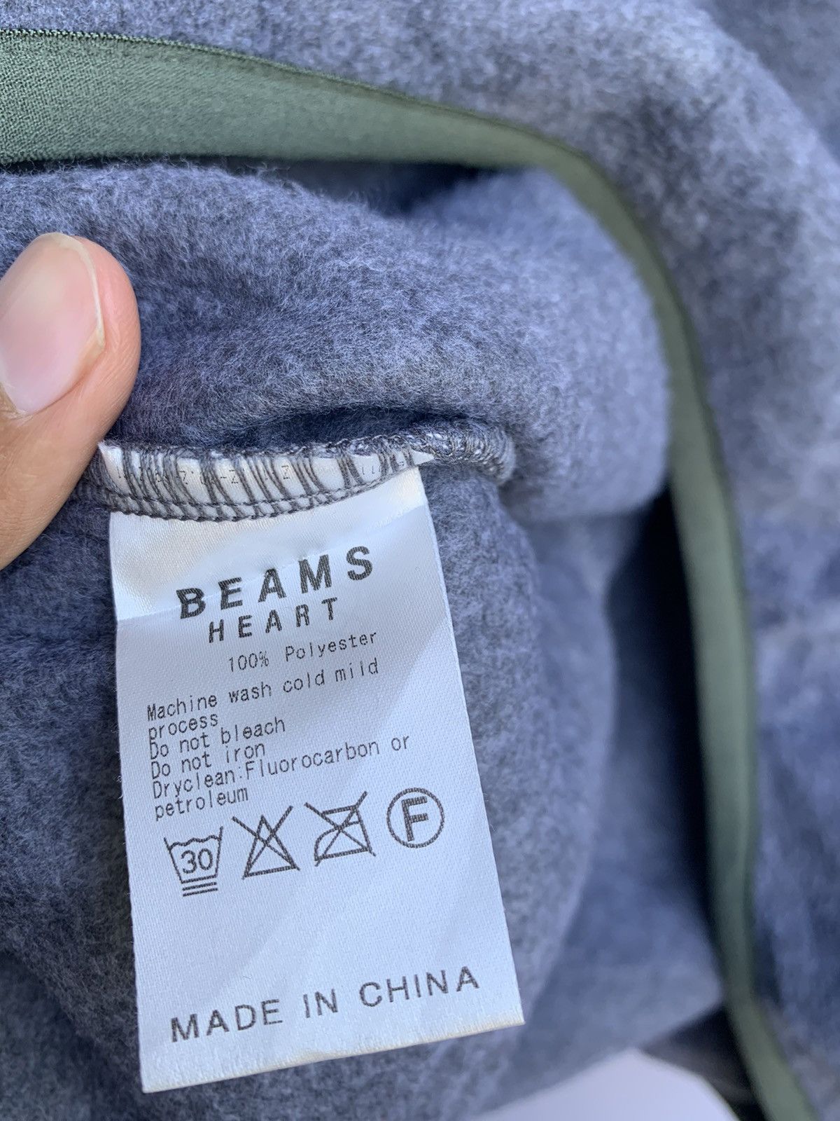 Beams Plus Beams Heart Fleece Half zipper Size US M / EU 48-50 / 2 - 6 Thumbnail