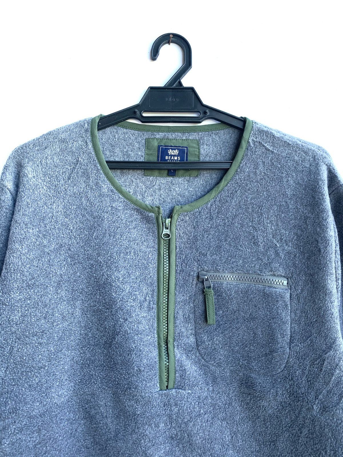 Beams Plus Beams Heart Fleece Half zipper Size US M / EU 48-50 / 2 - 3 Thumbnail