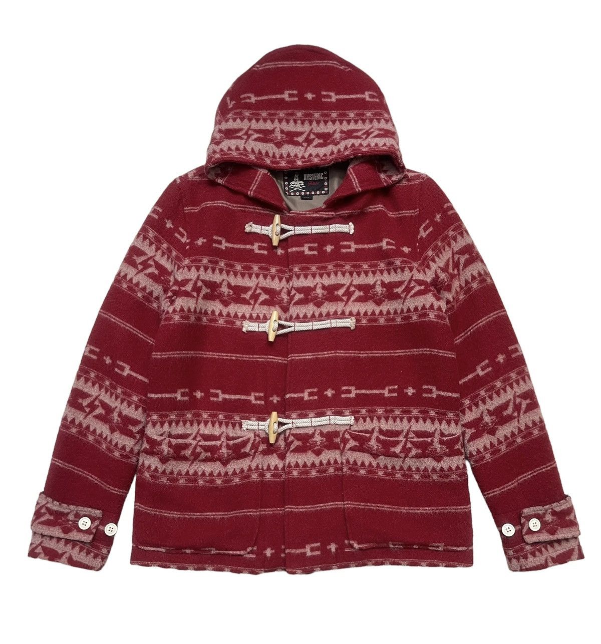 Hysteric Glamour RARE❗️Hysteric Glamour Aztec Duffle Coat Jacket Size US S / EU 44-46 / 1 - 3 Thumbnail
