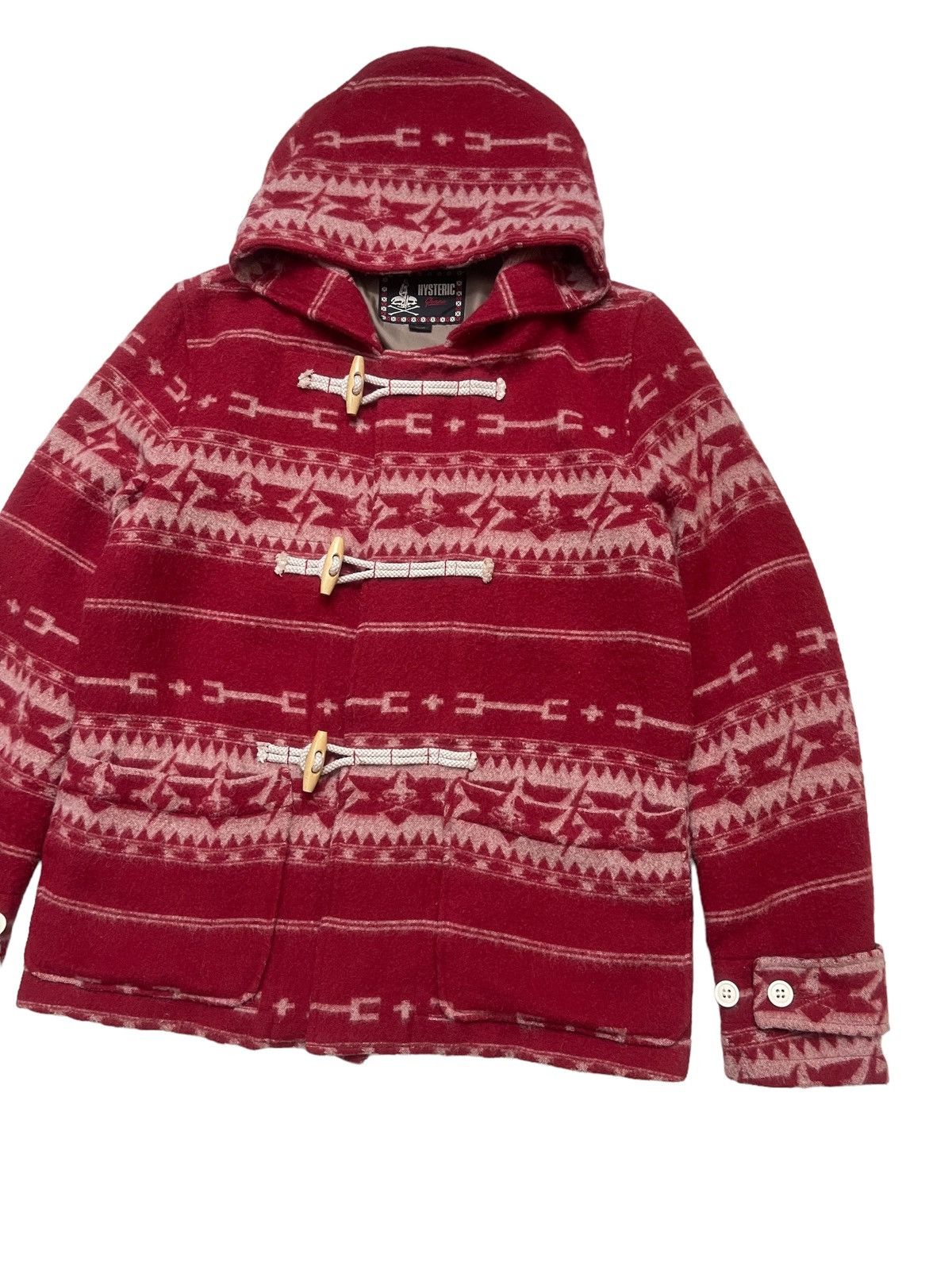 Hysteric Glamour RARE❗️Hysteric Glamour Aztec Duffle Coat Jacket Size US S / EU 44-46 / 1 - 5 Thumbnail