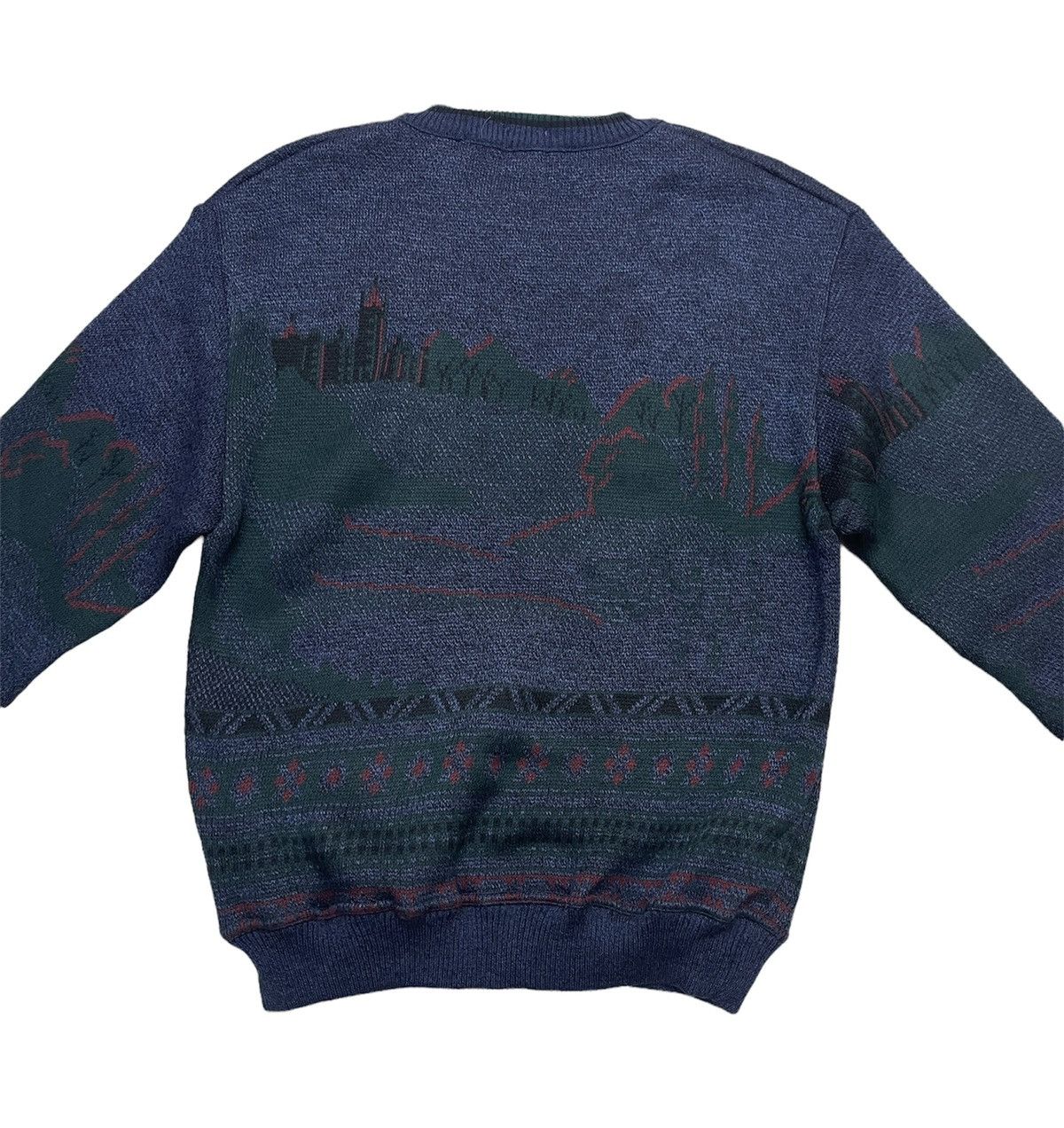 Japanese Brand Vintage 80s Fullprint Jumper Shirt Size US M / EU 48-50 / 2 - 9 Thumbnail