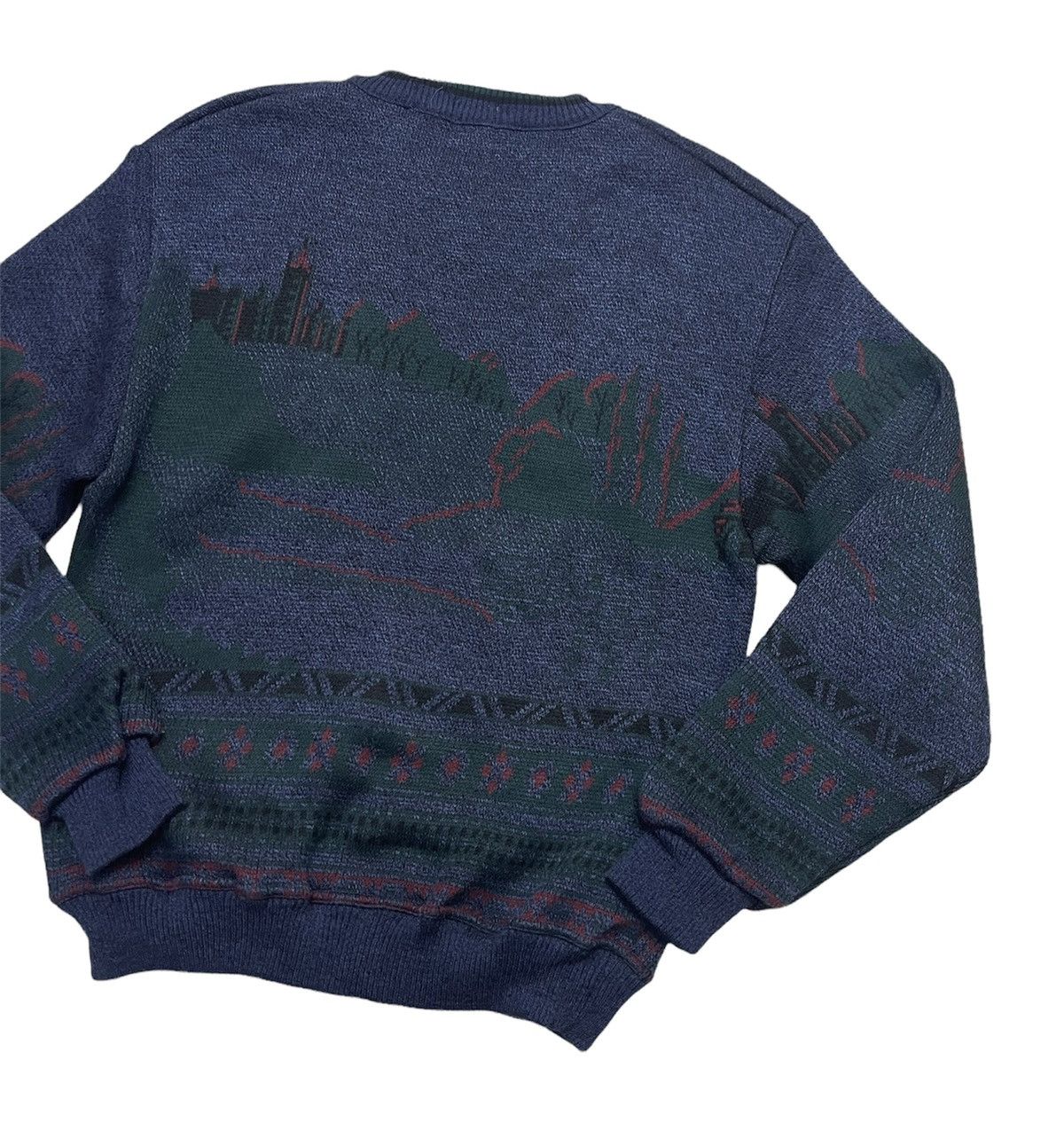 Japanese Brand Vintage 80s Fullprint Jumper Shirt Size US M / EU 48-50 / 2 - 8 Thumbnail