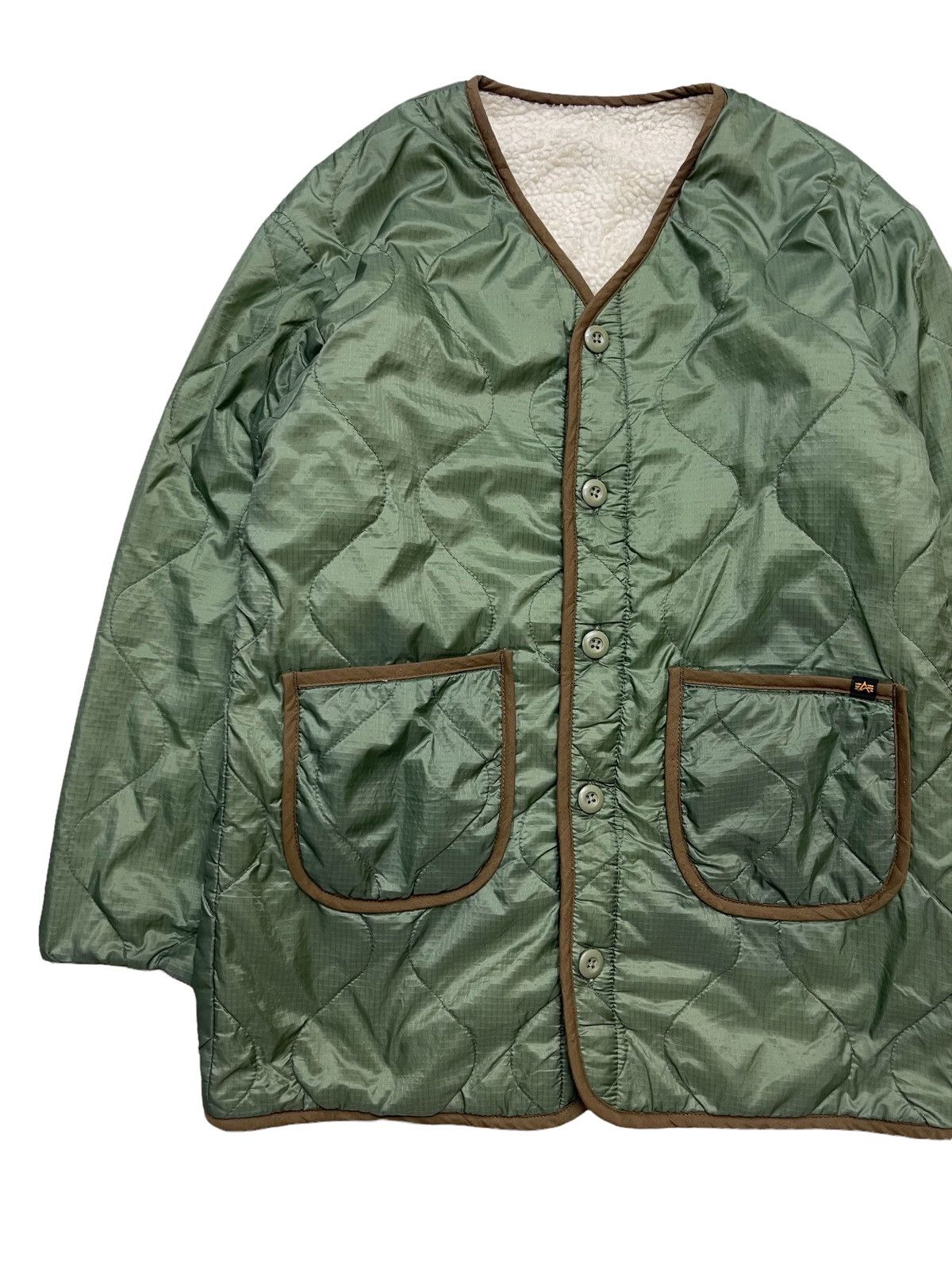 Beams Japan Beams X Alpha industries Quilted Sherpa Jacket Size US XS / EU 42 / 0 - 5 Thumbnail