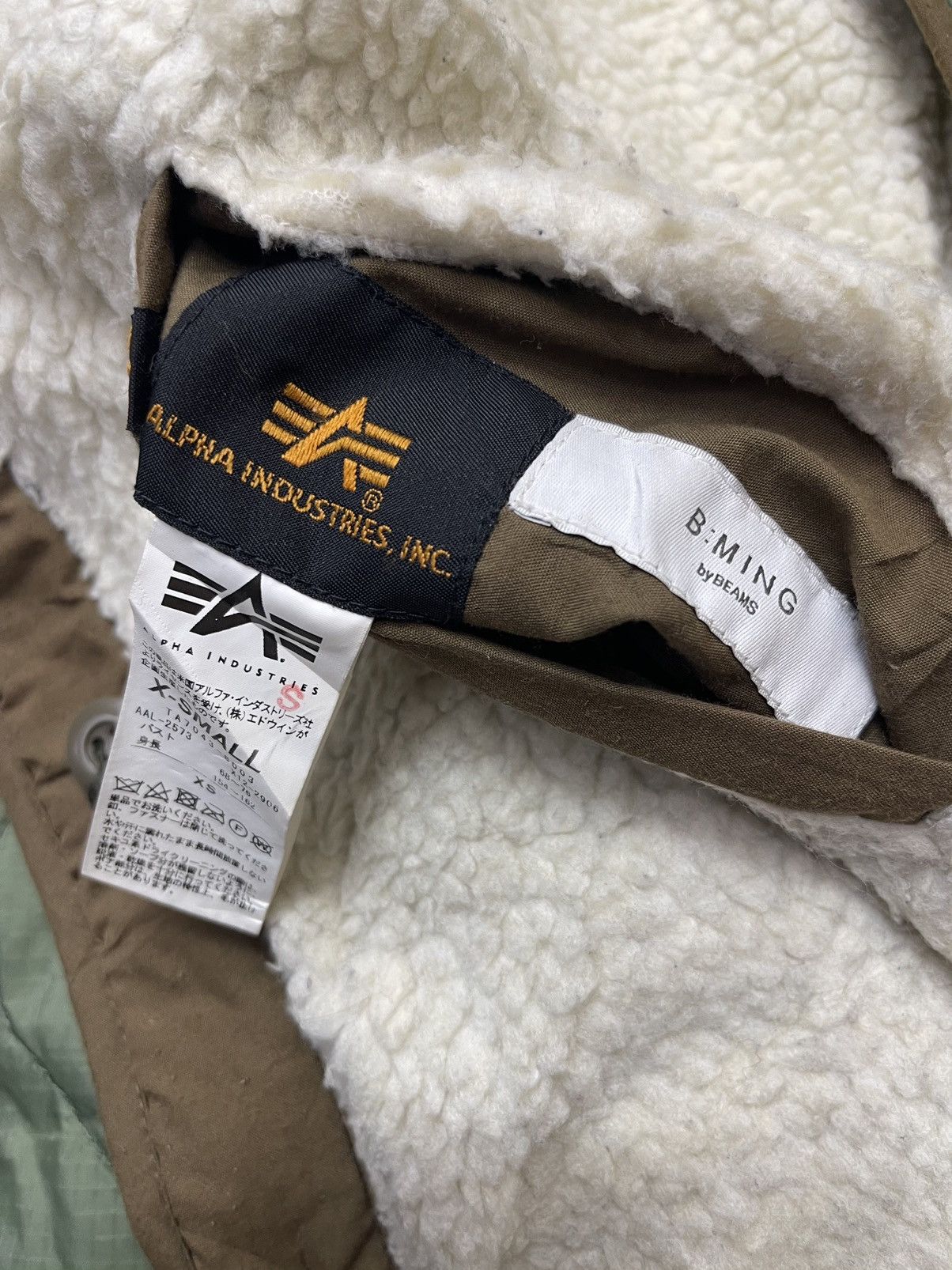 Beams Japan Beams X Alpha industries Quilted Sherpa Jacket Size US XS / EU 42 / 0 - 11 Thumbnail