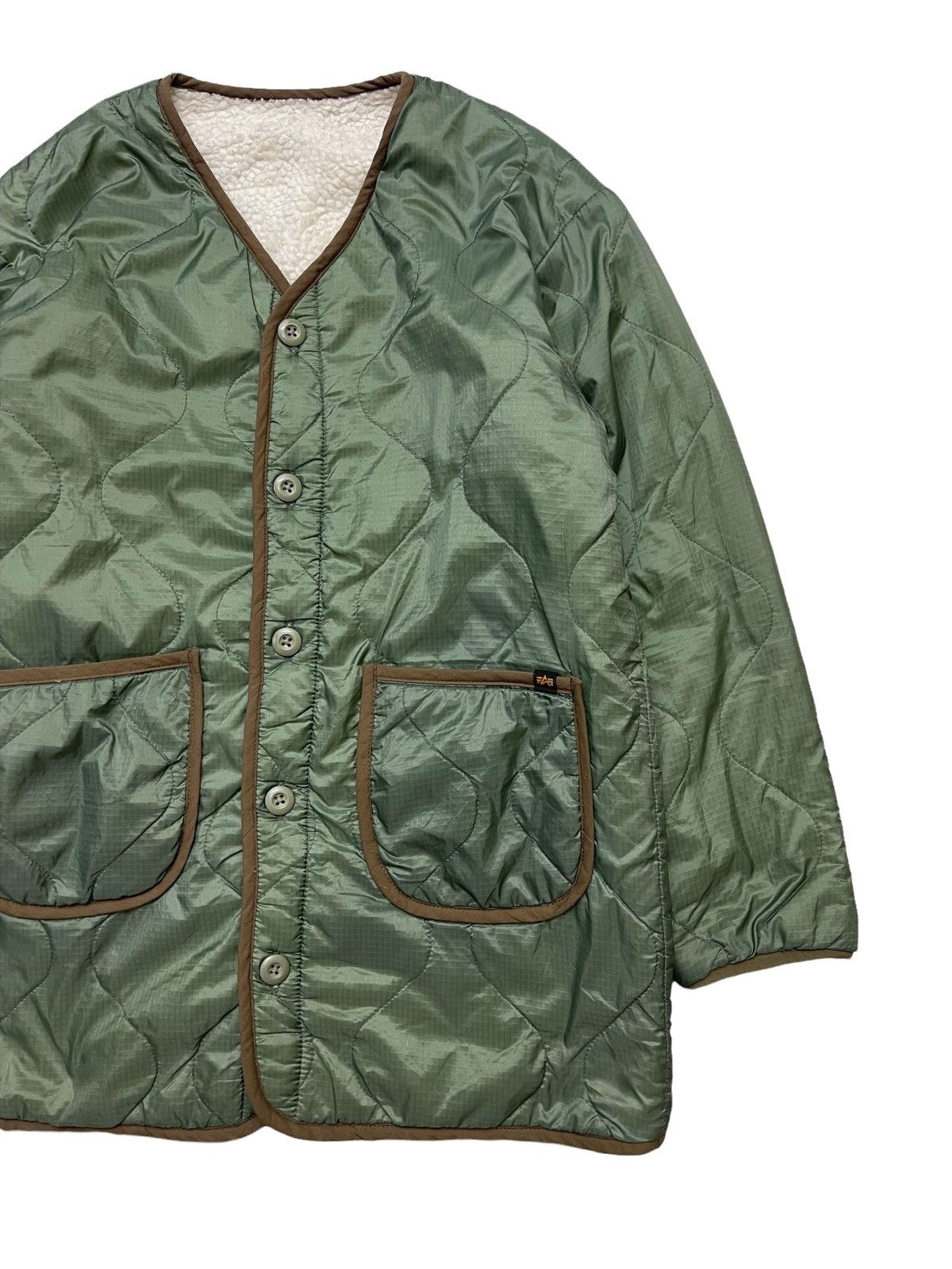 Beams Japan Beams X Alpha industries Quilted Sherpa Jacket Size US XS / EU 42 / 0 - 4 Thumbnail