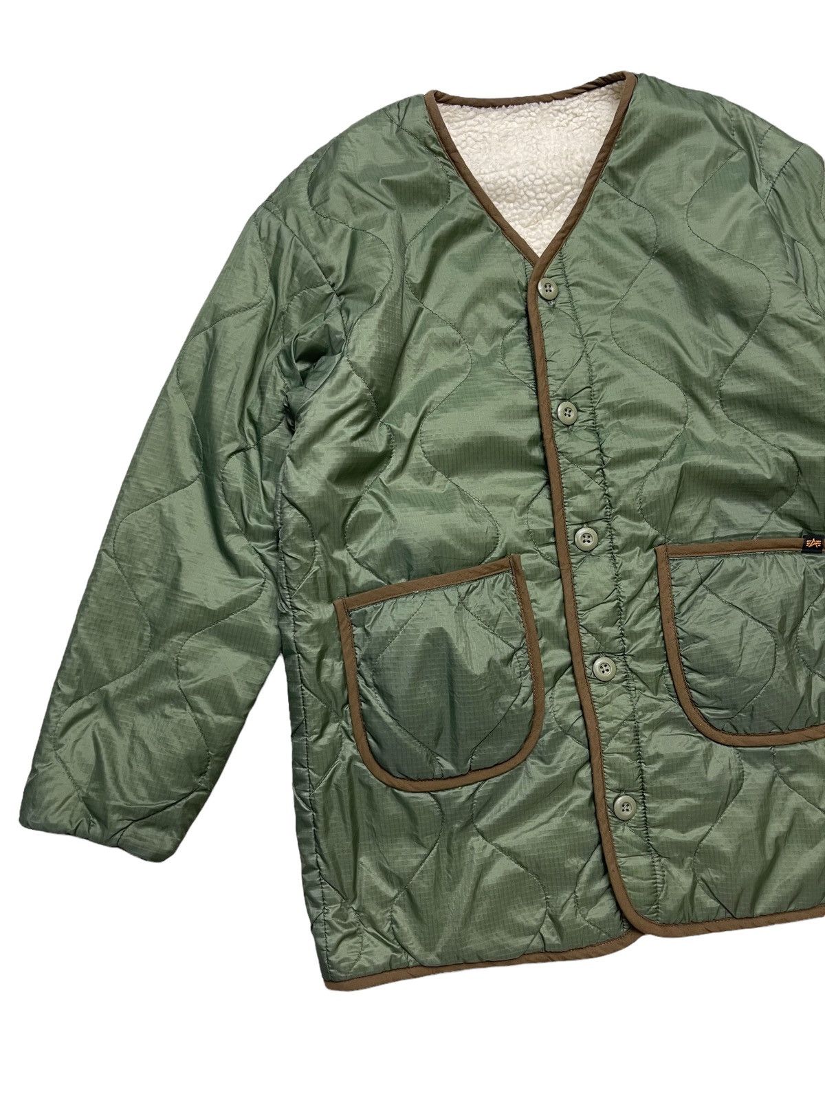Beams Japan Beams X Alpha industries Quilted Sherpa Jacket Size US XS / EU 42 / 0 - 9 Thumbnail