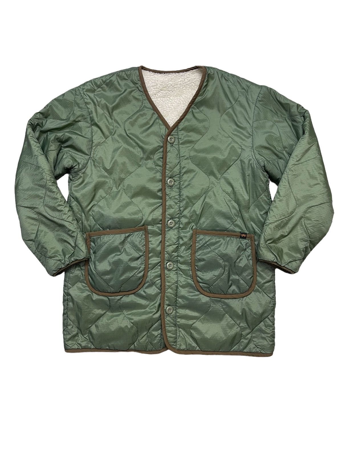 Beams Japan Beams X Alpha industries Quilted Sherpa Jacket Size US XS / EU 42 / 0 - 6 Thumbnail