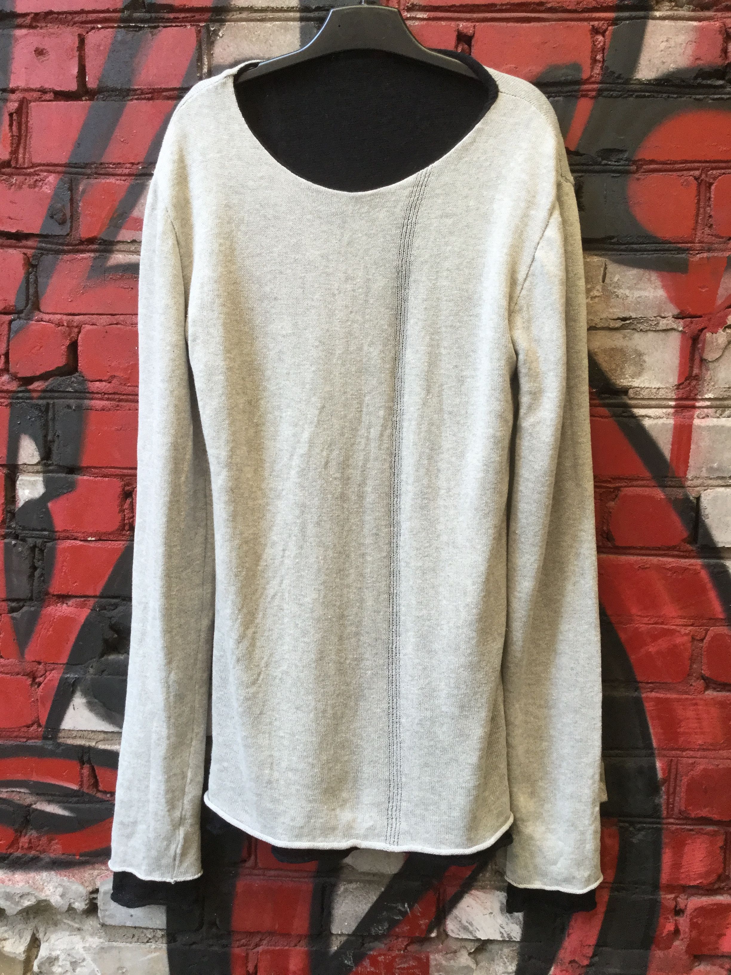 Lumen Et Umbra FW13 reversible sweater.Like Rick Owens or Yanamoto. Size US M / EU 48-50 / 2 - 2 Thumbnail