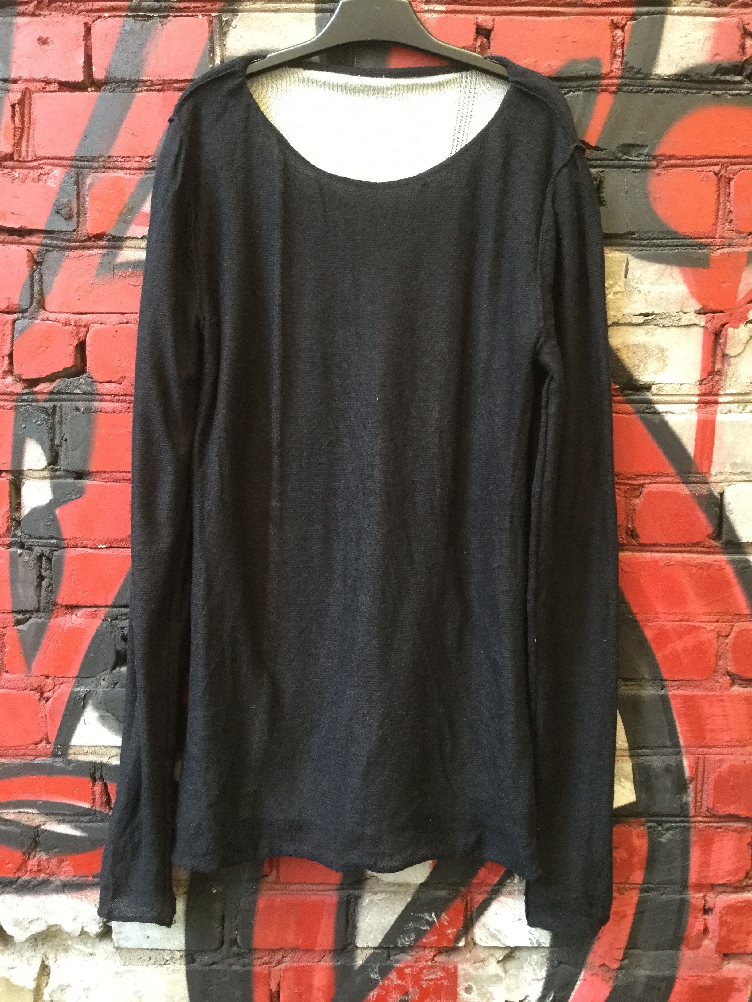 Lumen Et Umbra FW13 reversible sweater.Like Rick Owens or Yanamoto. Size US M / EU 48-50 / 2 - 7 Thumbnail