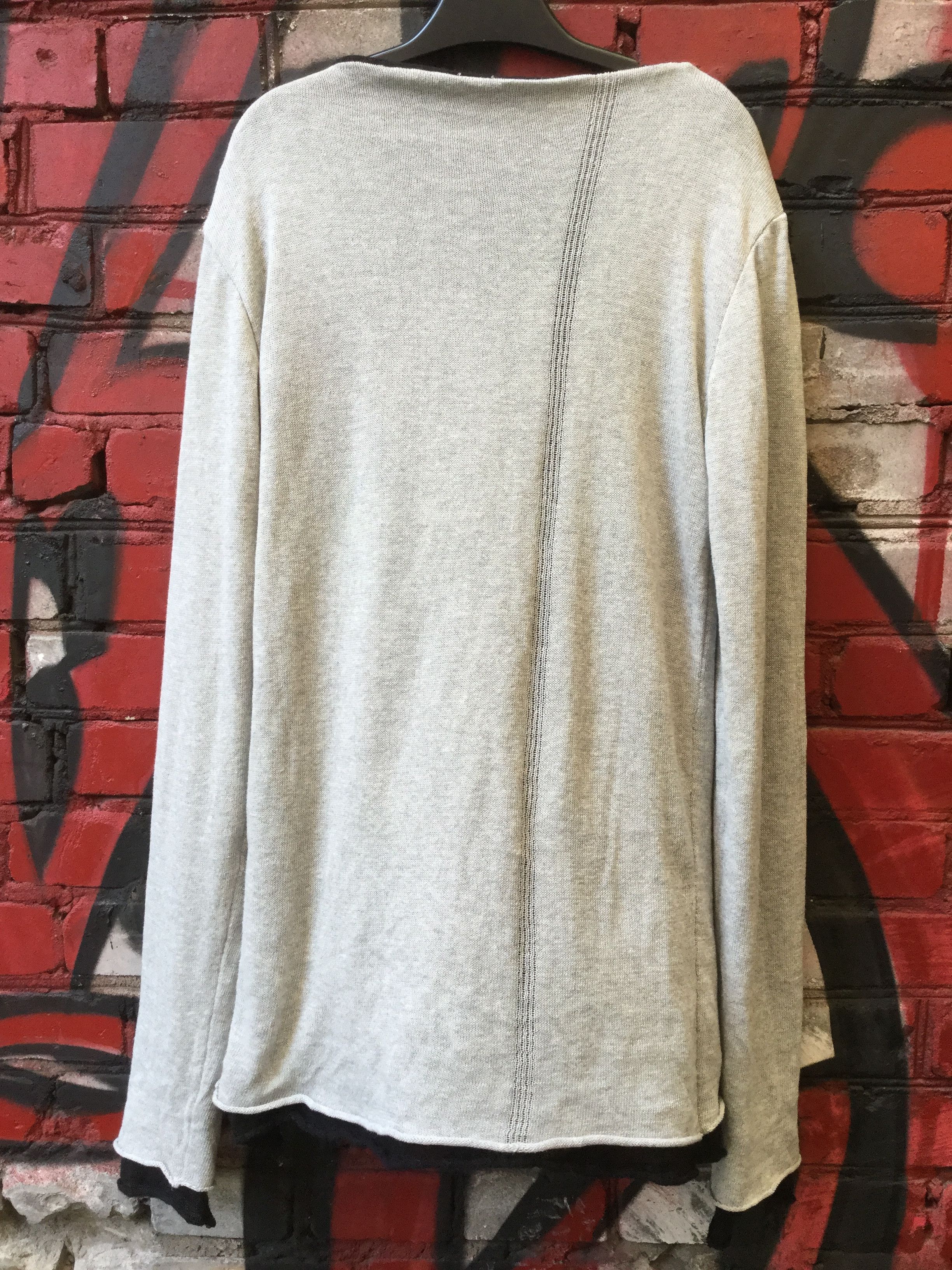 Lumen Et Umbra FW13 reversible sweater.Like Rick Owens or Yanamoto. Size US M / EU 48-50 / 2 - 6 Thumbnail