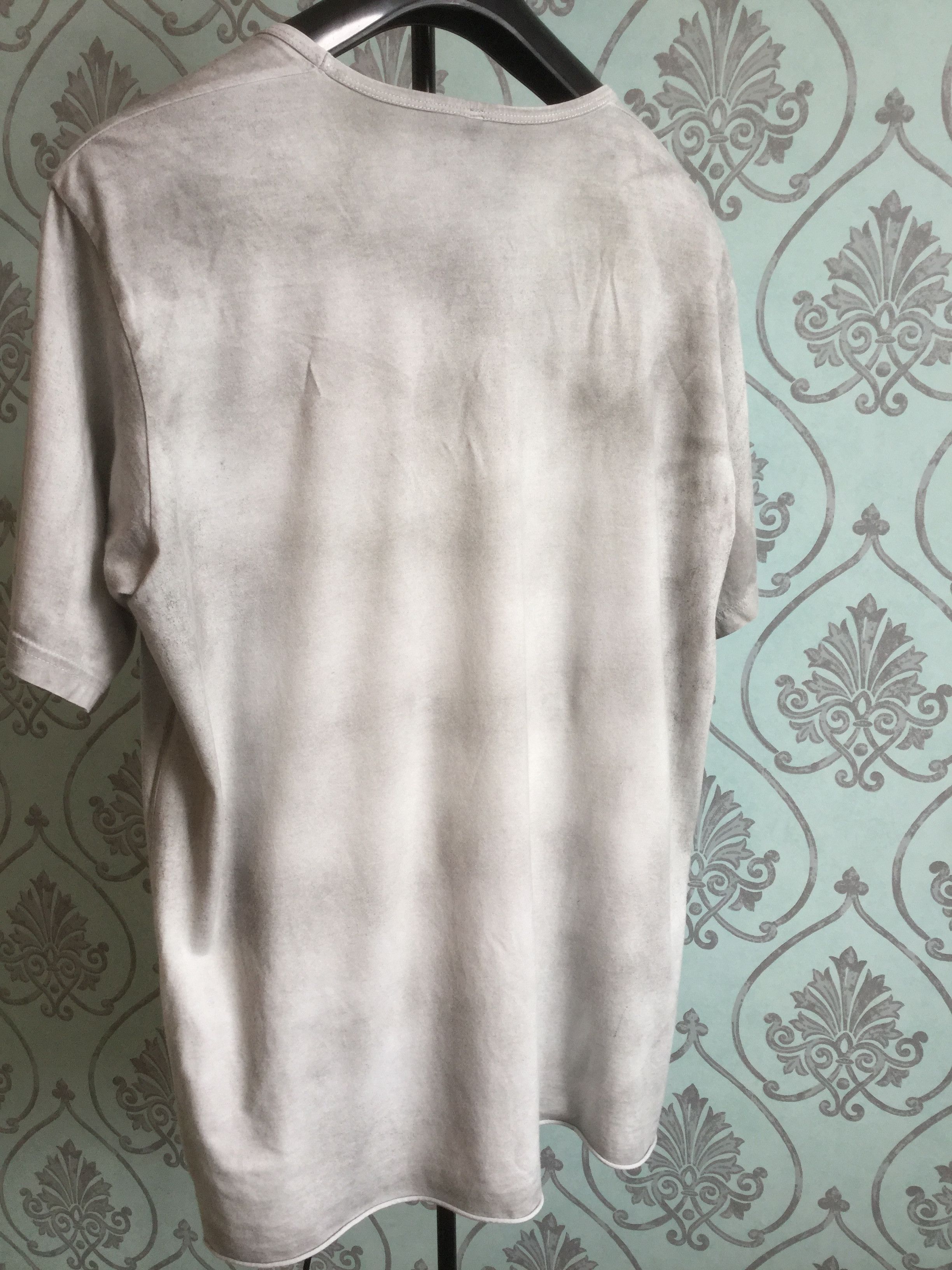 Attachment KJ51-014 Handprinted long tee.Like Rick Owens or Julius Size US M / EU 48-50 / 2 - 3 Thumbnail