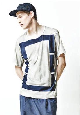 Attachment KJ51-014 Handprinted long tee.Like Rick Owens or Julius Size US M / EU 48-50 / 2 - 1 Thumbnail