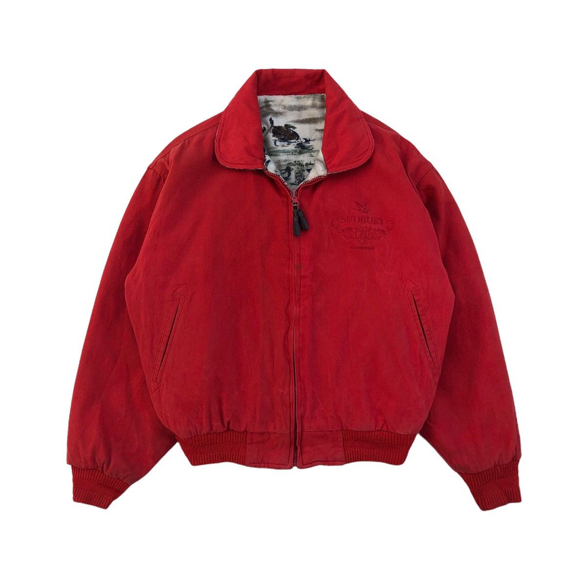 Japanese Brand Vintage Sudbury Reversible Bomber Zipper Jacket Size US M / EU 48-50 / 2 - 11 Thumbnail