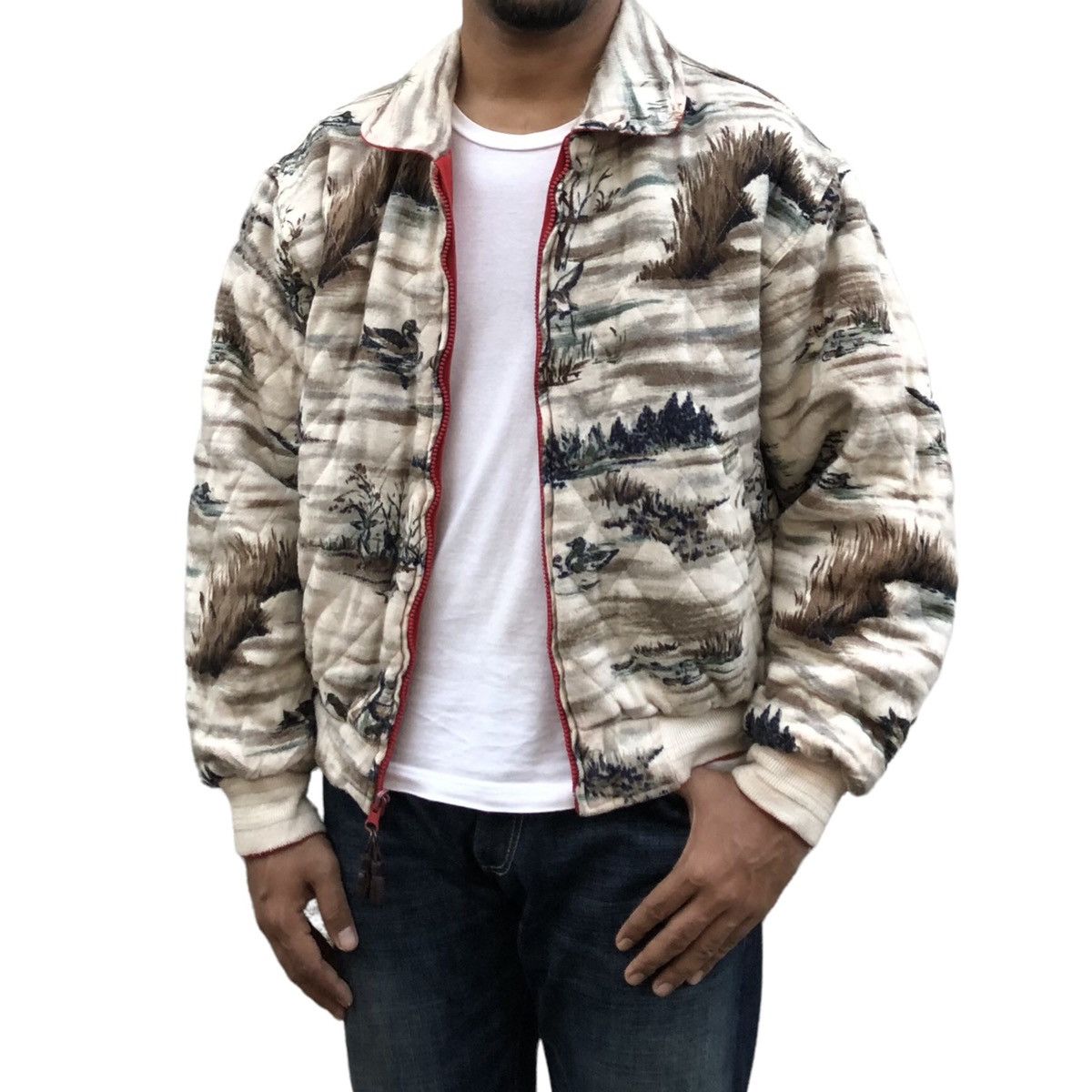 Japanese Brand Vintage Sudbury Reversible Bomber Zipper Jacket Size US M / EU 48-50 / 2 - 5 Thumbnail