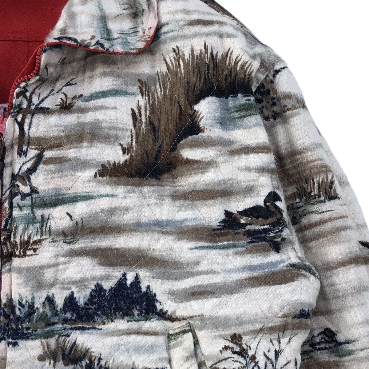 Japanese Brand Vintage Sudbury Reversible Bomber Zipper Jacket Size US M / EU 48-50 / 2 - 8 Thumbnail