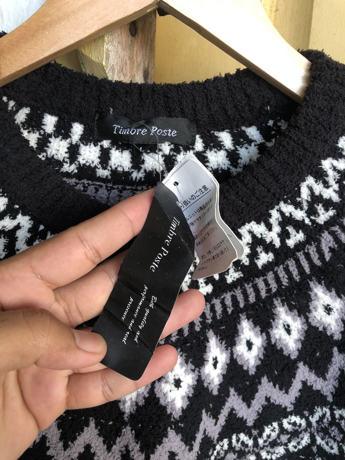 Japanese Brand Timore Poste Knitwear Sweater Inspired Givenchy Size US L / EU 52-54 / 3 - 15 Thumbnail