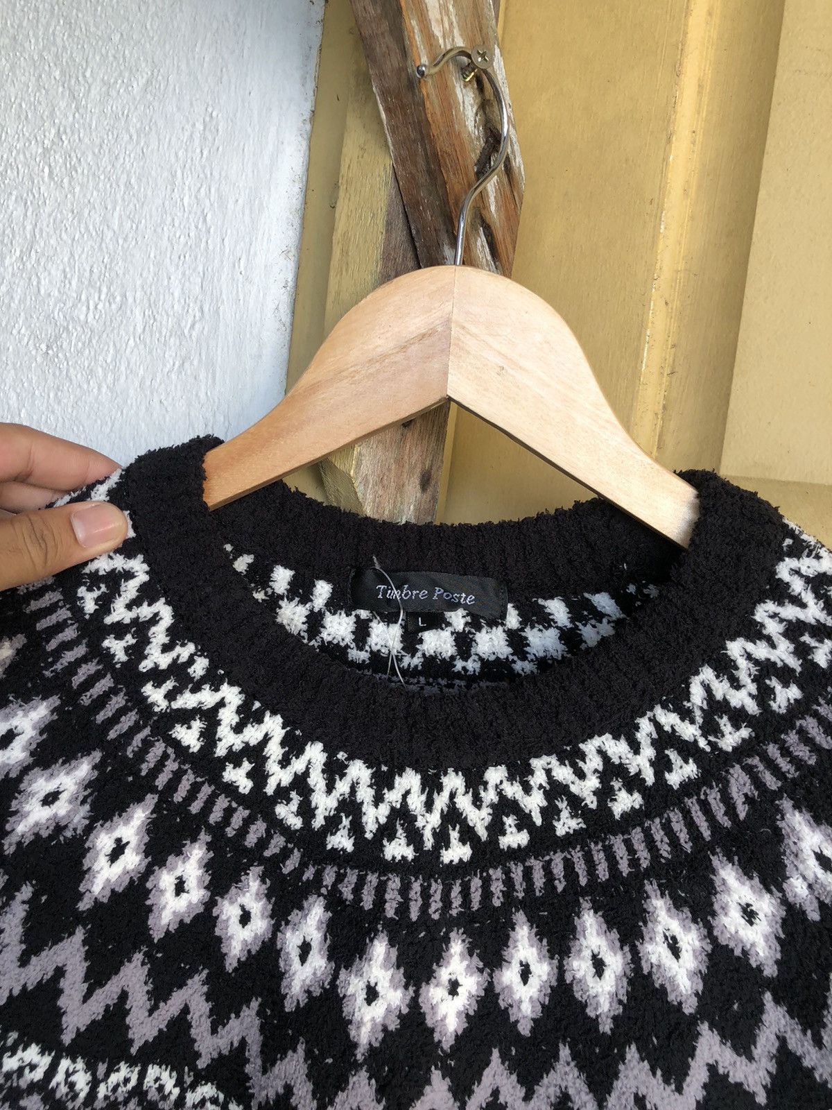 Japanese Brand Timore Poste Knitwear Sweater Inspired Givenchy Size US L / EU 52-54 / 3 - 3 Thumbnail