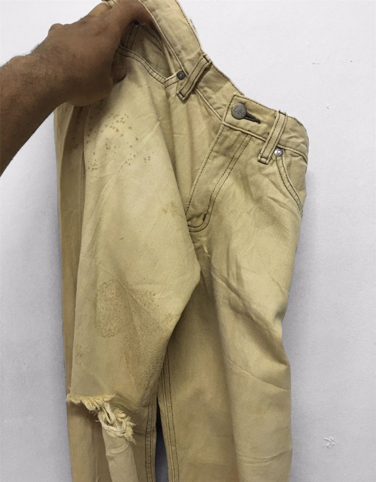 Lee Vintage Lee x Junmen Distressed Boro Jeans Inspired Kapital Size US 30 / EU 46 - 6 Thumbnail