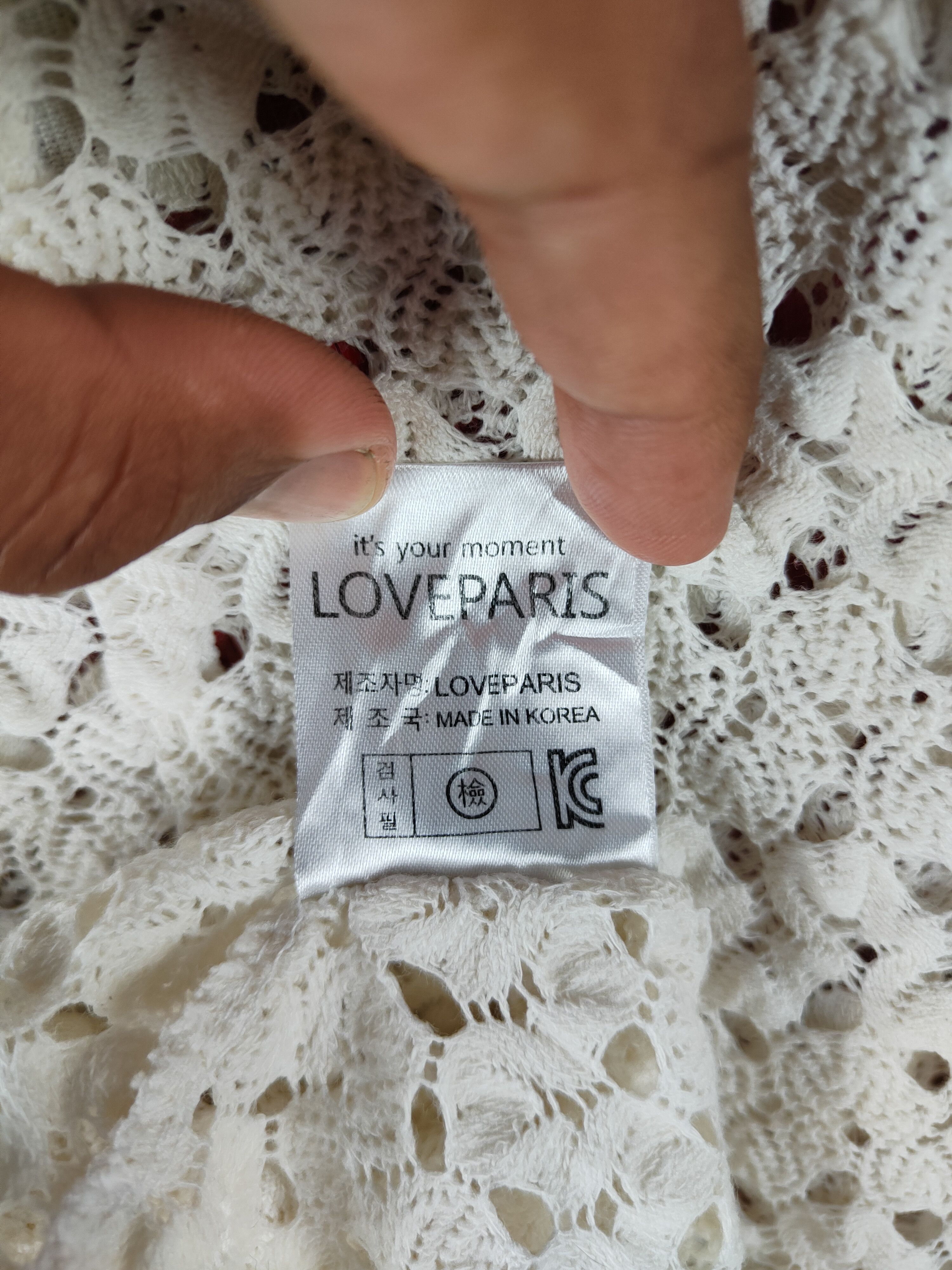 Vintage Loveparis White Crochet Meshnet Knitwear Blouses #S1033 Size S / US 4 / IT 40 - 9 Thumbnail