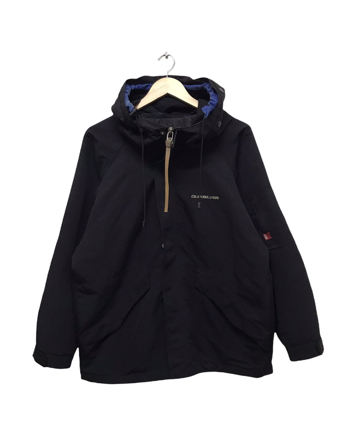 Quiksilver Vintage Quiksilver Big Logo Back Gorpcore Jacket Hoodie Size US L / EU 52-54 / 3 - 2 Thumbnail