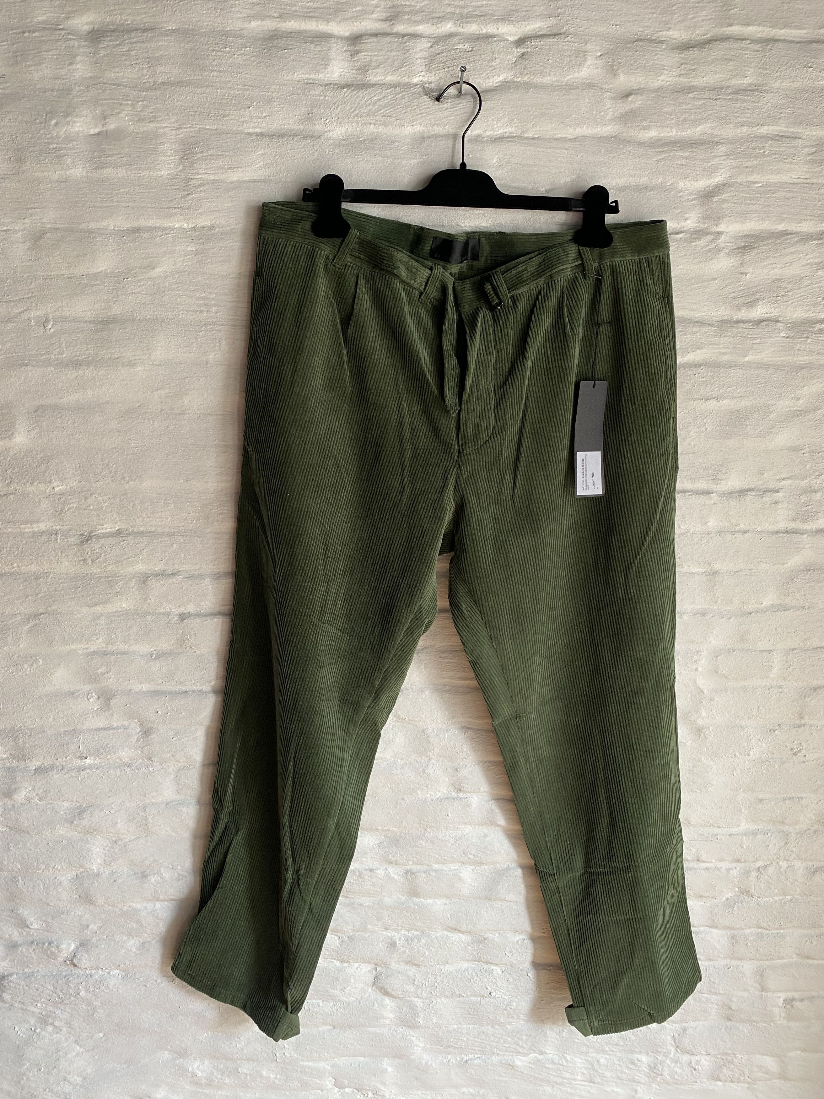 image of Haider Ackermann Corduroy Pants Size 50 in Green, Men's