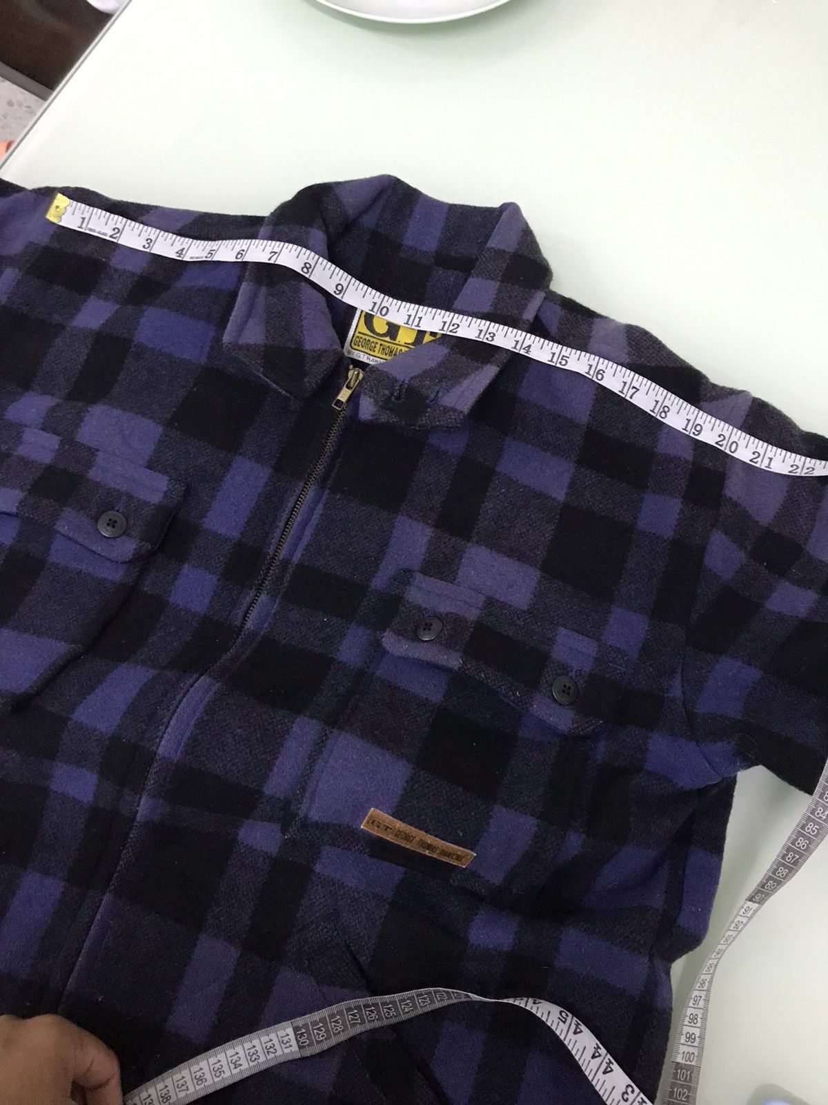 Other G.T. Howkins Mackinaw Cruiser Wool Flannel Jacket Size US L / EU 52-54 / 3 - 18 Thumbnail