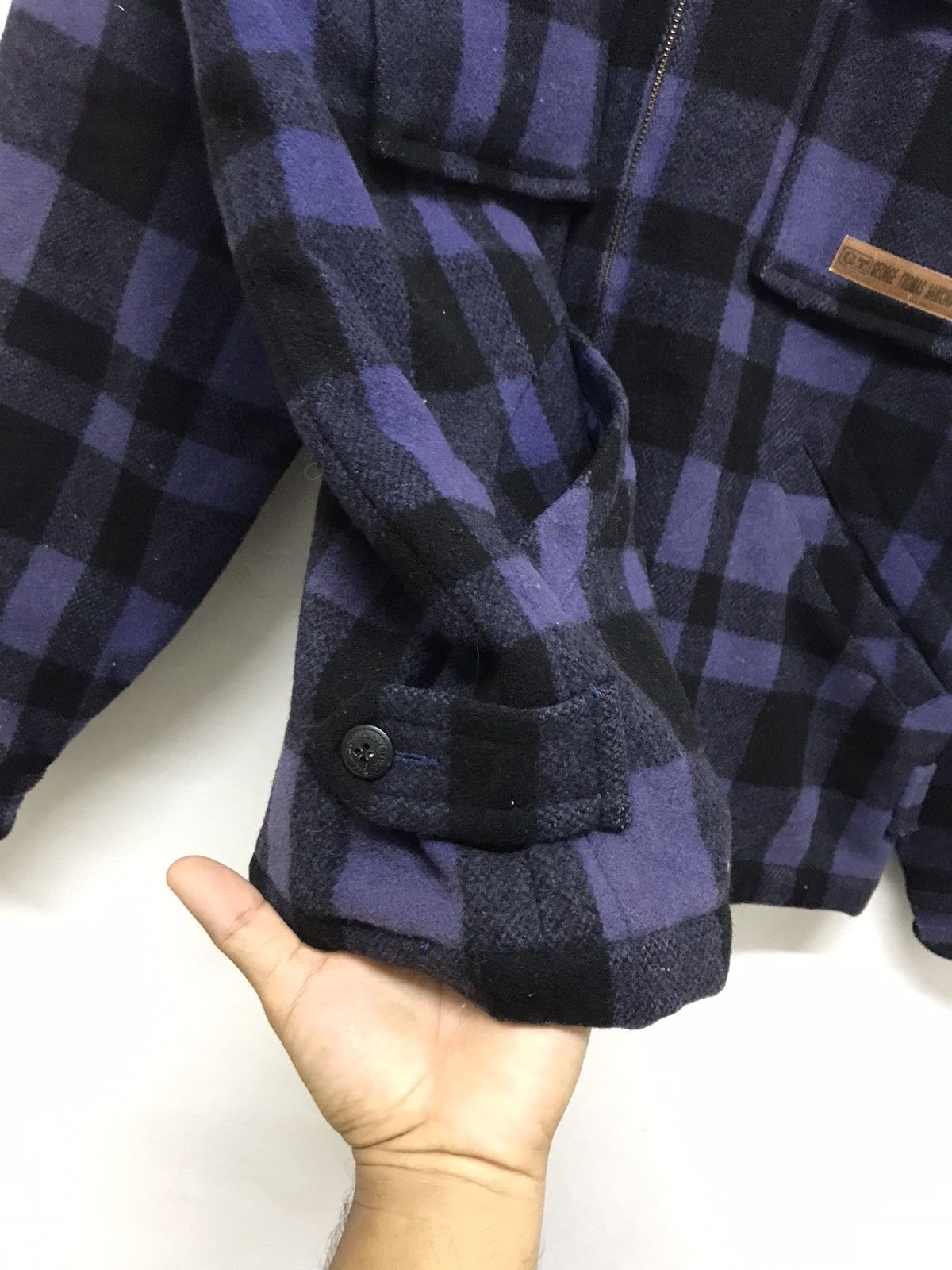Other G.T. Howkins Mackinaw Cruiser Wool Flannel Jacket Size US L / EU 52-54 / 3 - 6 Thumbnail