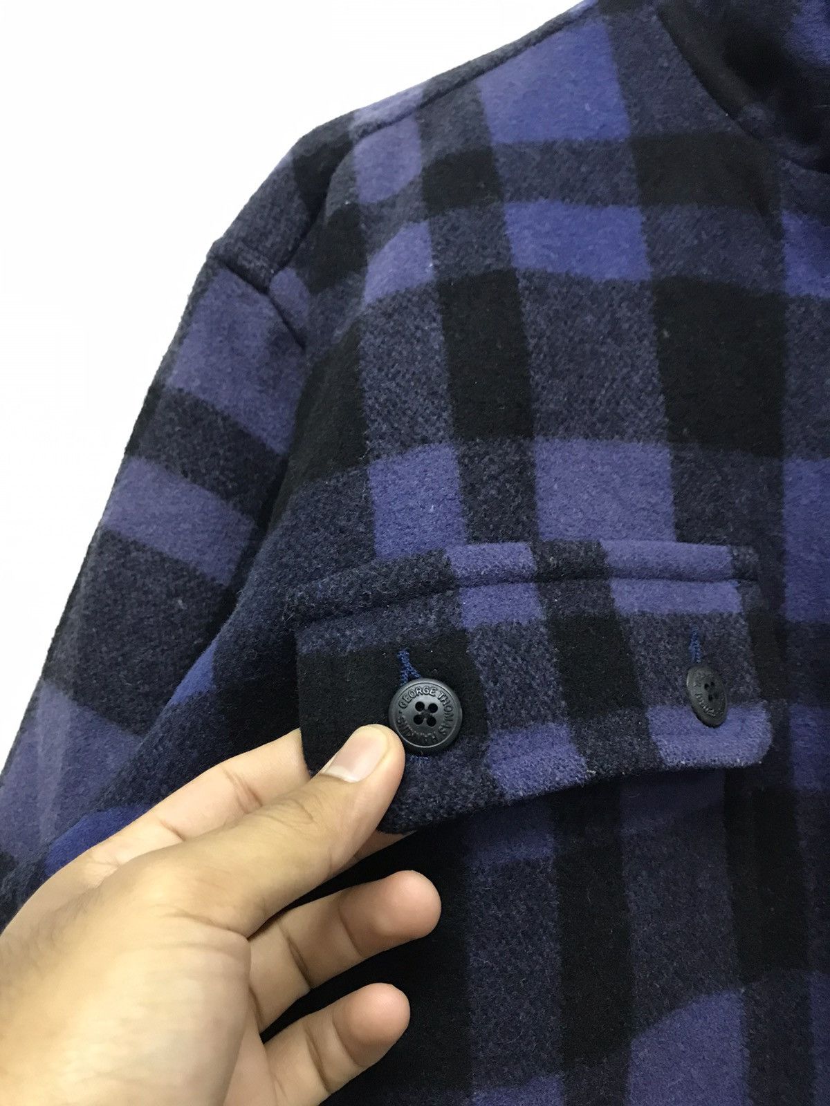 Other G.T. Howkins Mackinaw Cruiser Wool Flannel Jacket Size US L / EU 52-54 / 3 - 3 Thumbnail