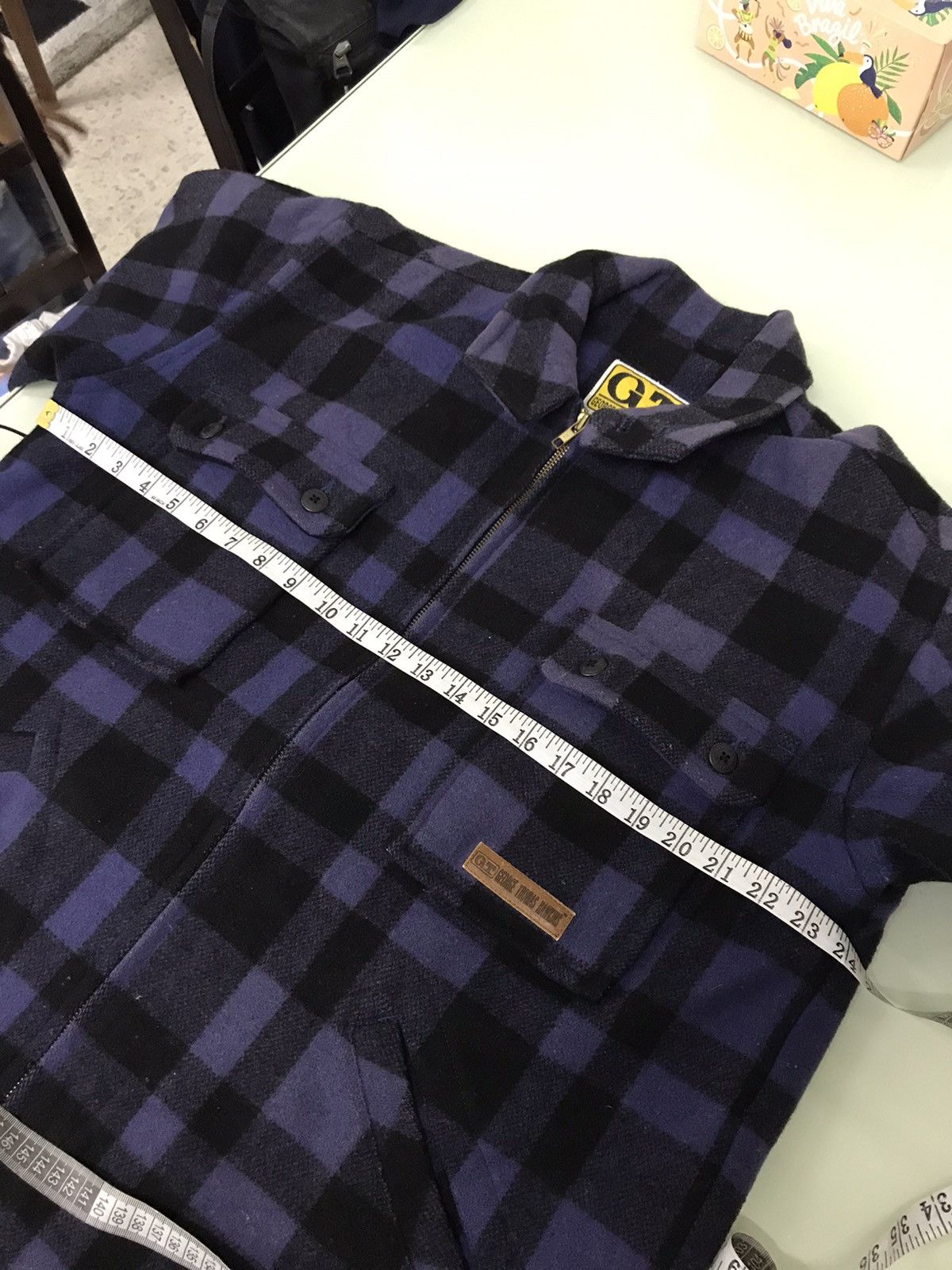 Other G.T. Howkins Mackinaw Cruiser Wool Flannel Jacket Size US L / EU 52-54 / 3 - 17 Thumbnail