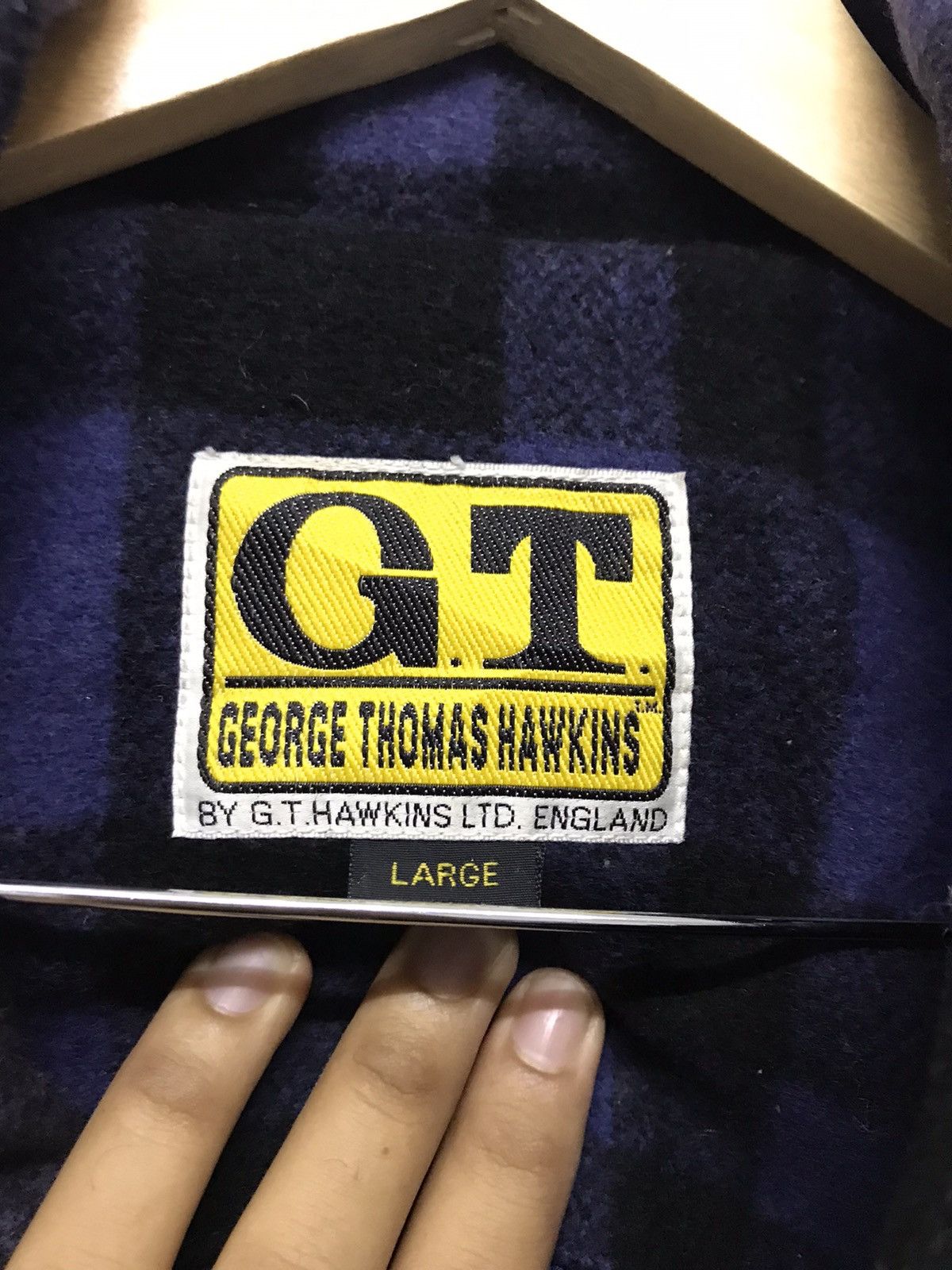 Other G.T. Howkins Mackinaw Cruiser Wool Flannel Jacket Size US L / EU 52-54 / 3 - 13 Thumbnail