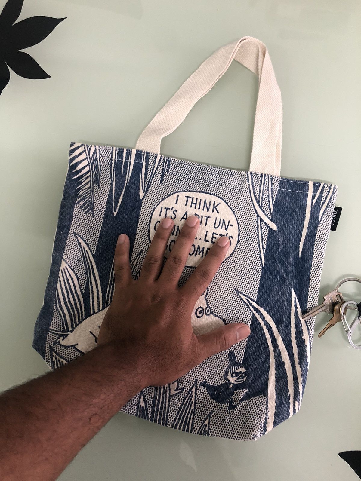 CABANE de ZUCCa Issey Miyake Zucca x Moomin Characters Mini Tote Bag Size ONE SIZE - 5 Thumbnail