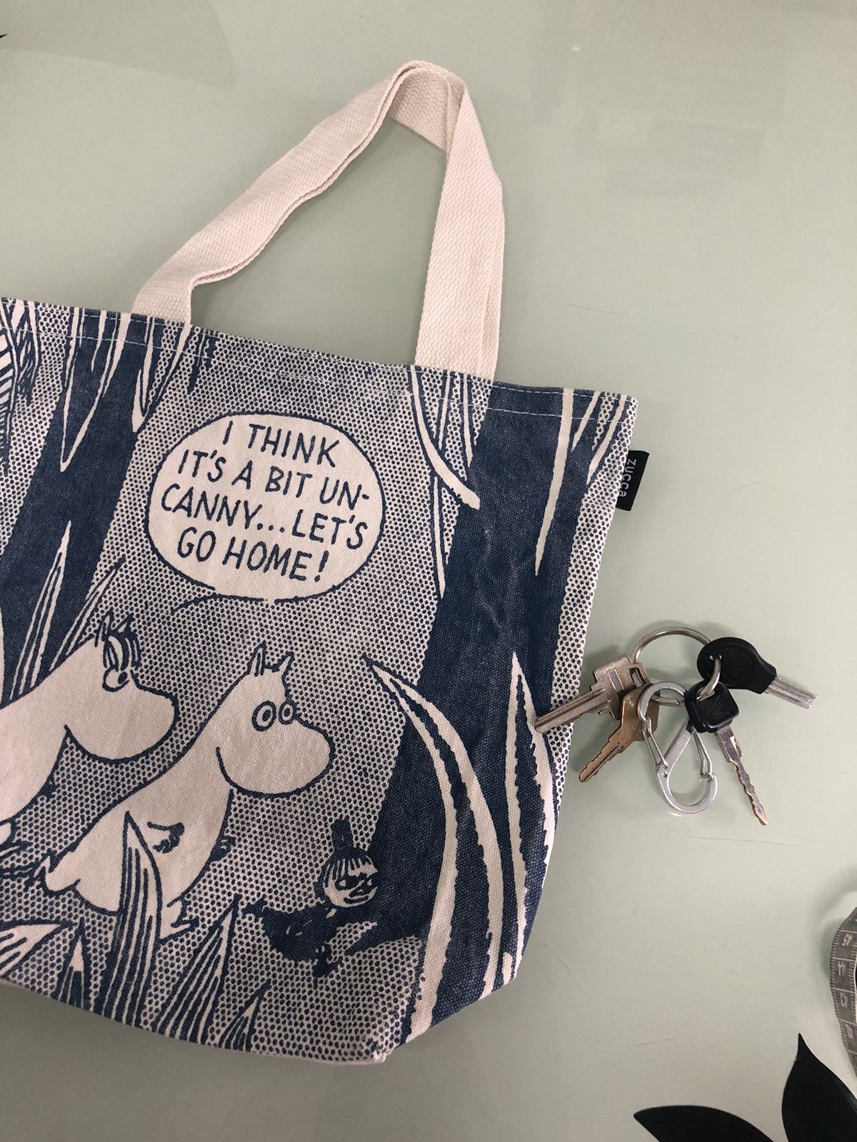 CABANE de ZUCCa Issey Miyake Zucca x Moomin Characters Mini Tote Bag Size ONE SIZE - 4 Thumbnail