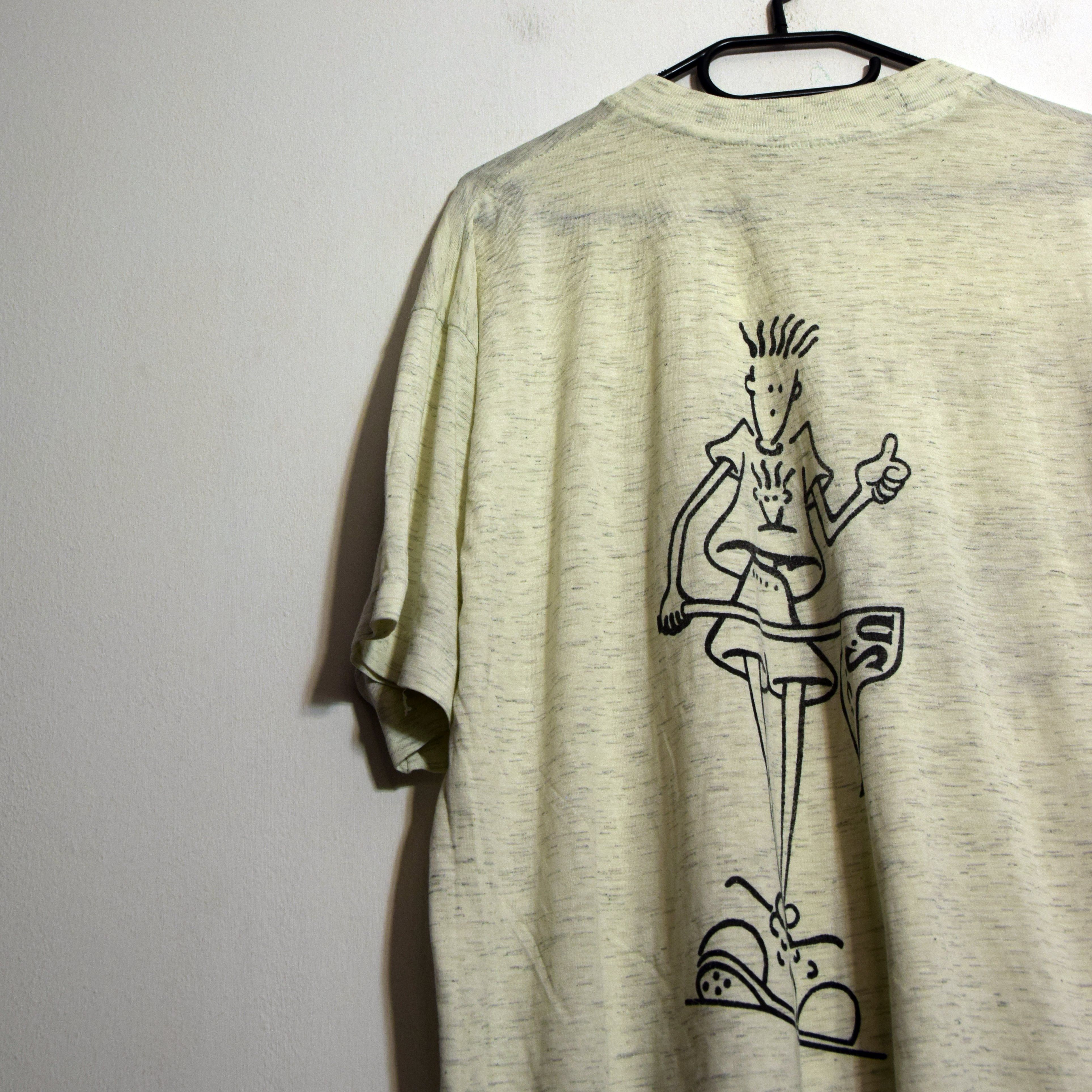 Band Tees × Cartoon Network × Vintage 80s 90s Fido Cartoon Network Vintage OG T-shirt L Size US L / EU 52-54 / 3 - 3 Thumbnail