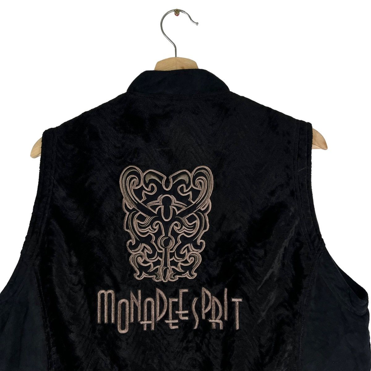 Japanese Brand × Seditionaries VINTAGE MONADE ESPRIT VEST LEATHER BIG LOGO Size US M / EU 48-50 / 2 - 9 Thumbnail