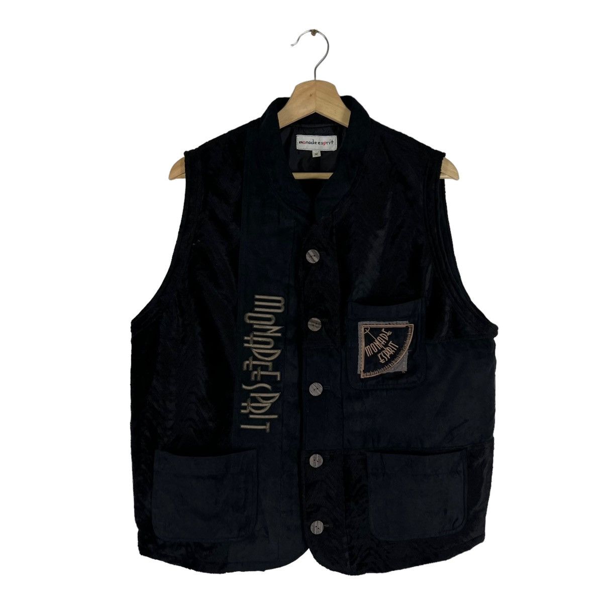Japanese Brand × Seditionaries VINTAGE MONADE ESPRIT VEST LEATHER BIG LOGO Size US M / EU 48-50 / 2 - 1 Thumbnail