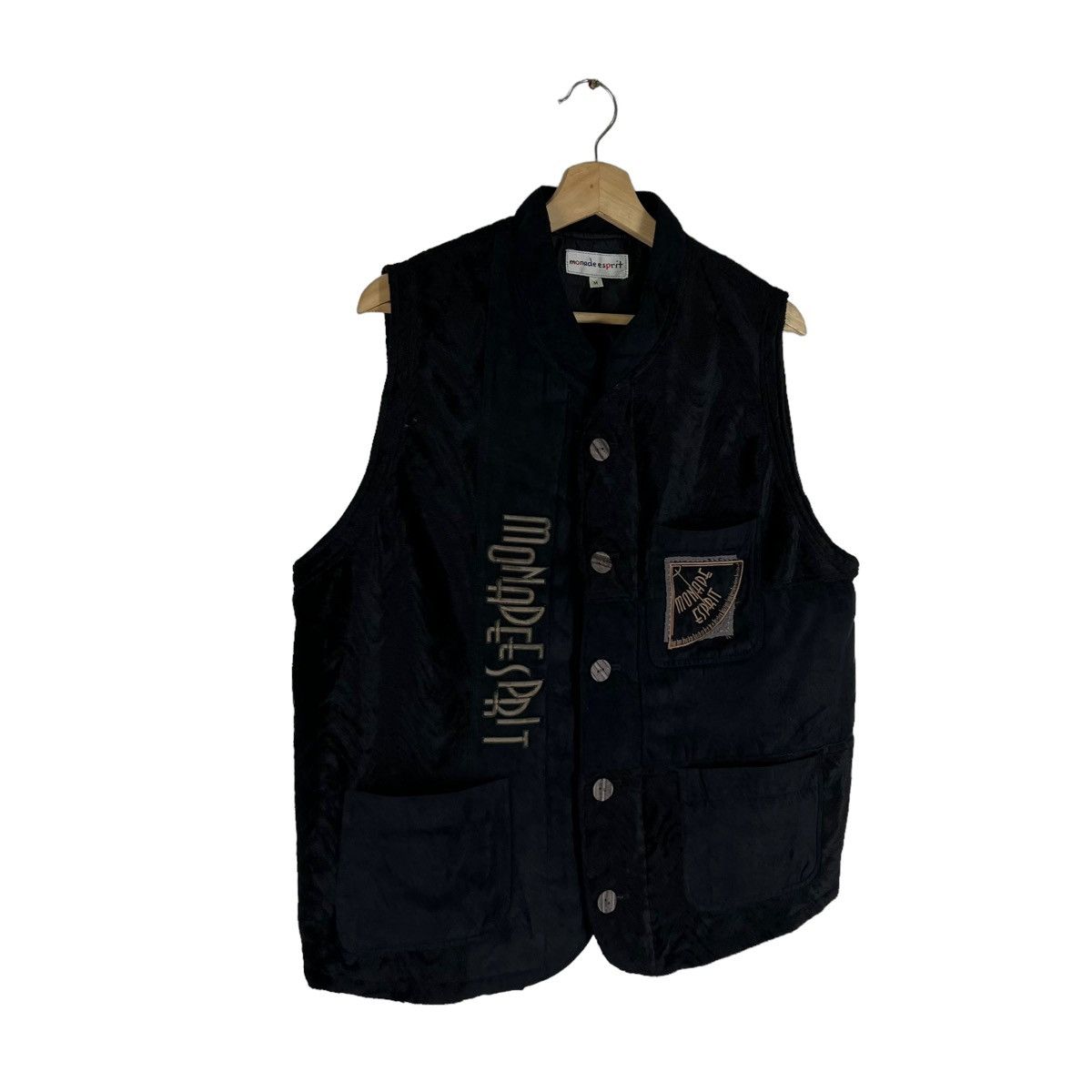 Japanese Brand × Seditionaries VINTAGE MONADE ESPRIT VEST LEATHER BIG LOGO Size US M / EU 48-50 / 2 - 4 Thumbnail