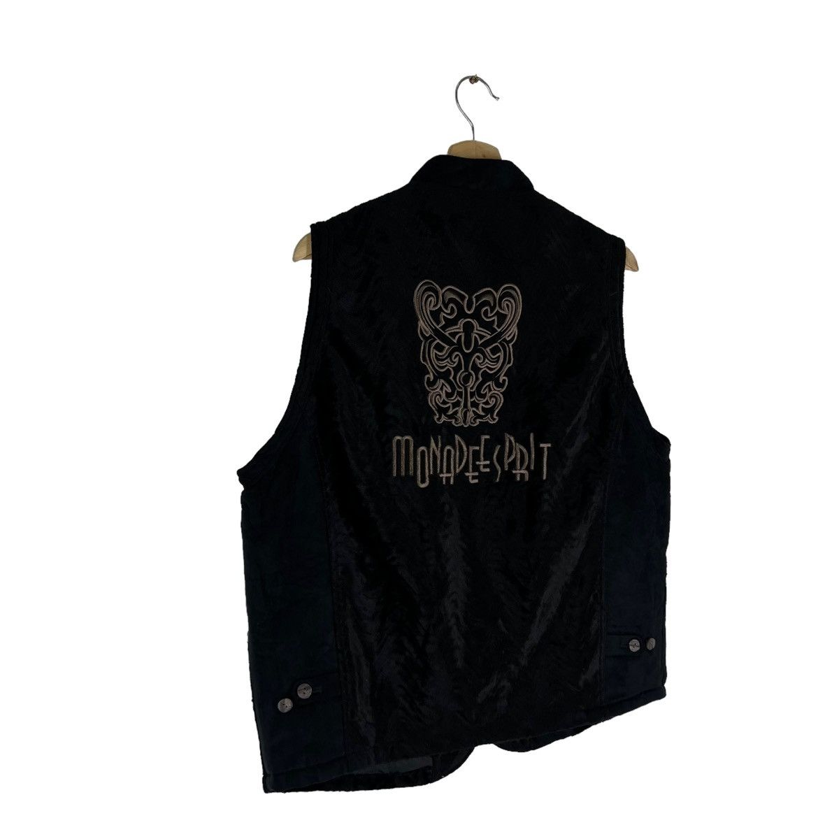 Japanese Brand × Seditionaries VINTAGE MONADE ESPRIT VEST LEATHER BIG LOGO Size US M / EU 48-50 / 2 - 5 Thumbnail