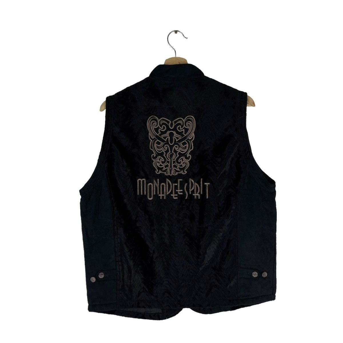 Japanese Brand × Seditionaries VINTAGE MONADE ESPRIT VEST LEATHER BIG LOGO Size US M / EU 48-50 / 2 - 6 Thumbnail