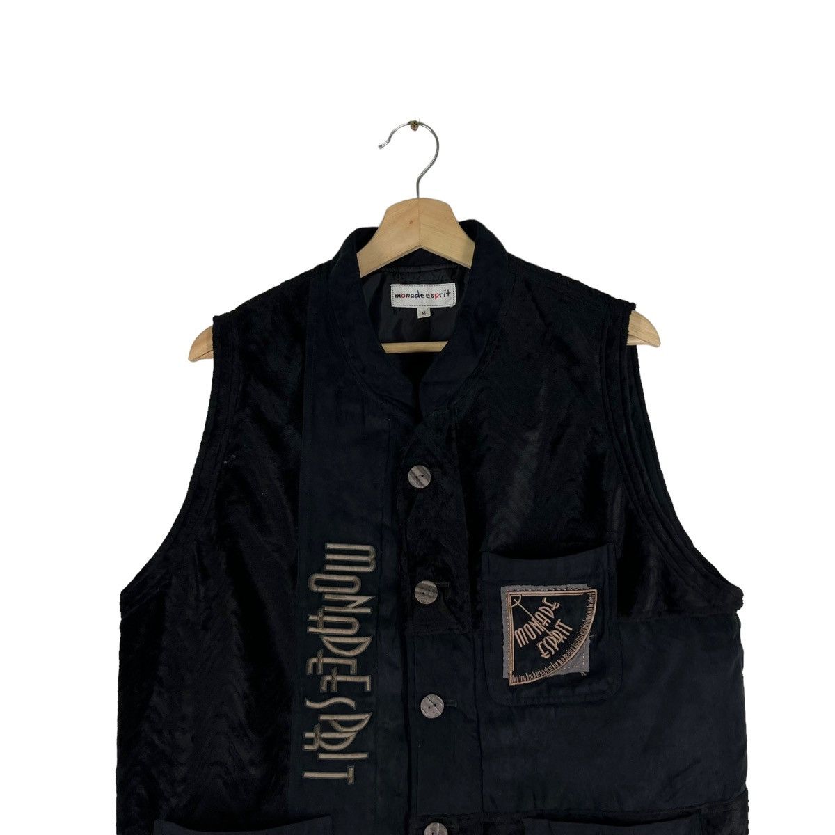 Japanese Brand × Seditionaries VINTAGE MONADE ESPRIT VEST LEATHER BIG LOGO Size US M / EU 48-50 / 2 - 2 Thumbnail