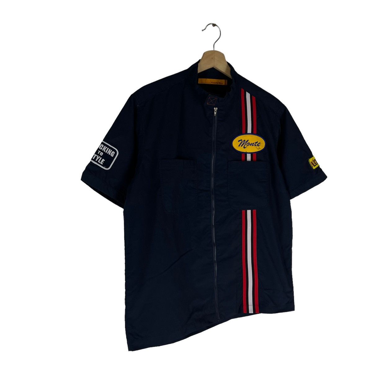 Japanese Brand VINTAGE SHIRT BOWLING BIG LOGO MONTE FULL PRINT Size US L / EU 52-54 / 3 - 2 Thumbnail