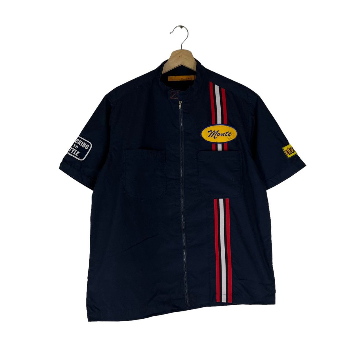 Japanese Brand VINTAGE SHIRT BOWLING BIG LOGO MONTE FULL PRINT Size US L / EU 52-54 / 3 - 1 Thumbnail