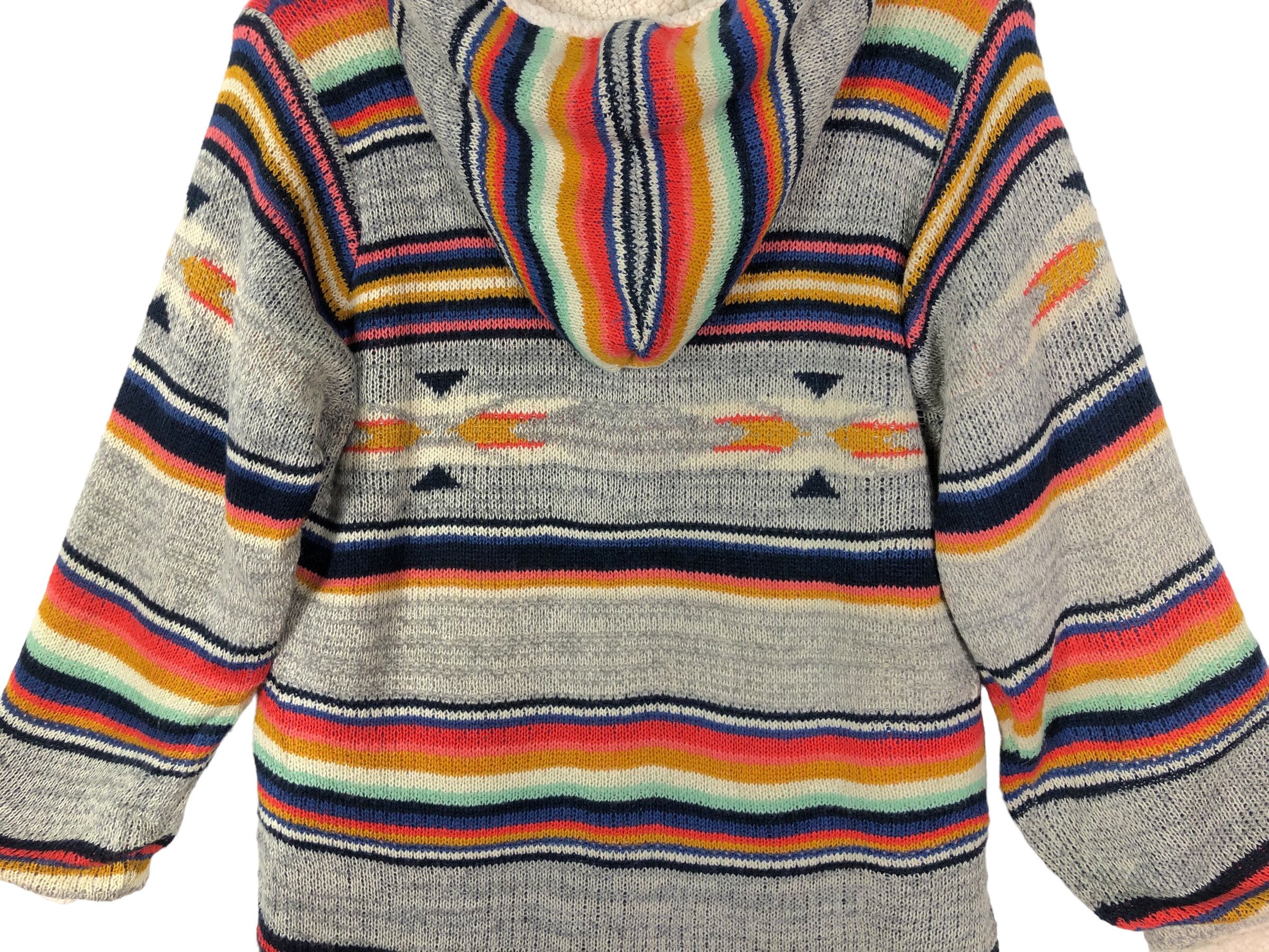 Japanese Brand × Native AZTEC NAVAJO REVERSIBLE SHERPA/KNIT SINGLE BUTTON JACKET Size US L / EU 52-54 / 3 - 10 Thumbnail