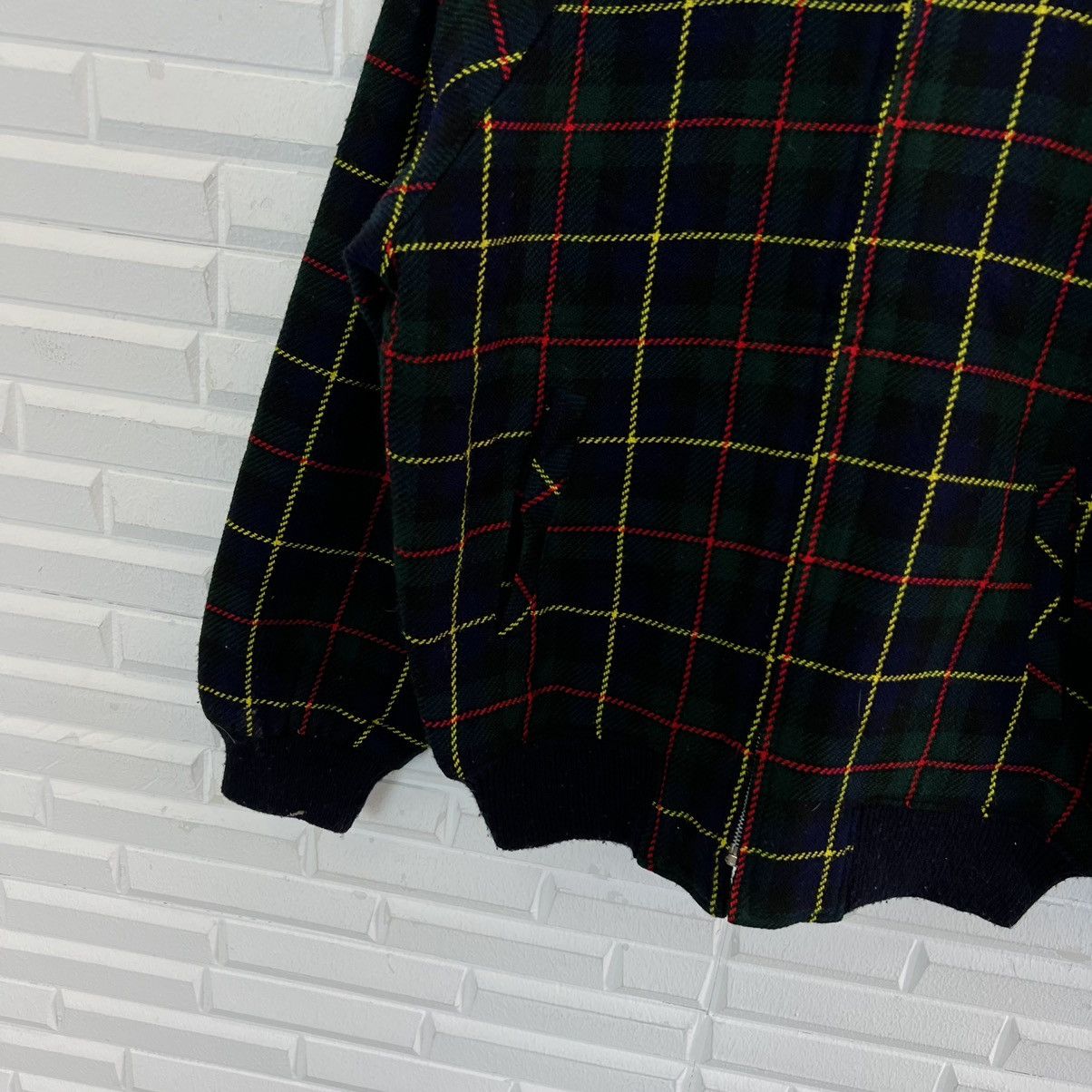 Japanese Brand VINTAGE OFFROAD MADE IN JAPAN VARSITY JACKET TARTAN DESIGN Size US S / EU 44-46 / 1 - 4 Thumbnail