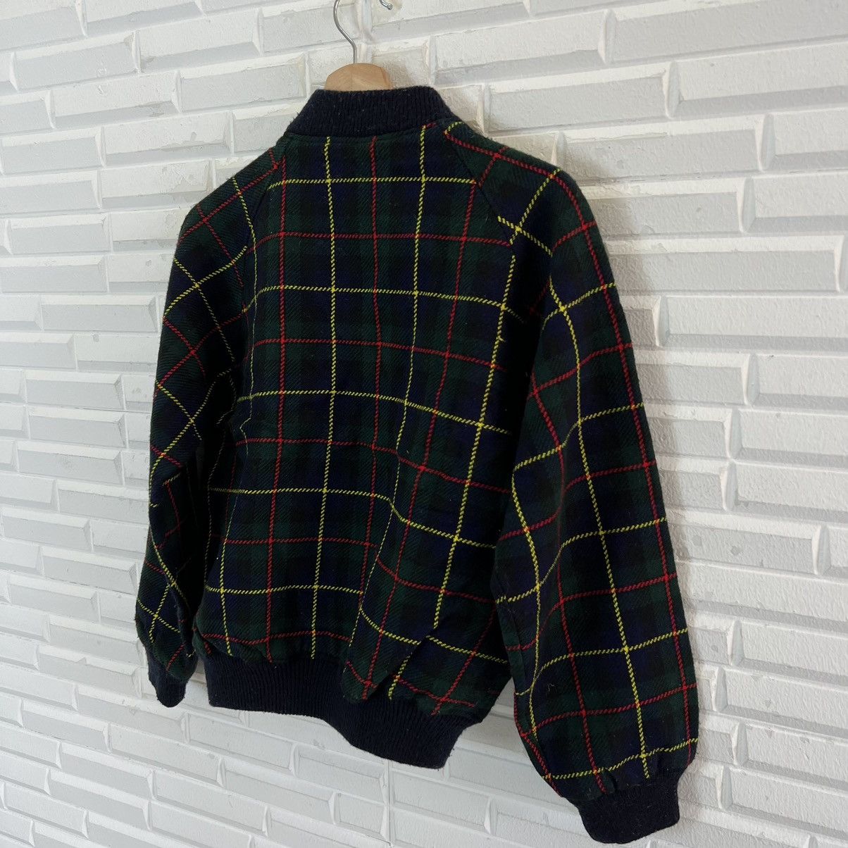 Japanese Brand VINTAGE OFFROAD MADE IN JAPAN VARSITY JACKET TARTAN DESIGN Size US S / EU 44-46 / 1 - 7 Thumbnail