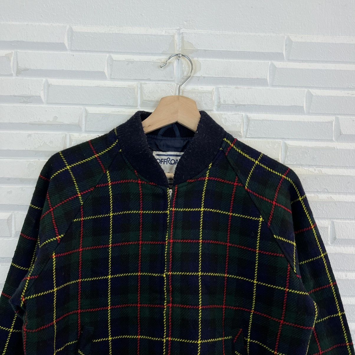 Japanese Brand VINTAGE OFFROAD MADE IN JAPAN VARSITY JACKET TARTAN DESIGN Size US S / EU 44-46 / 1 - 3 Thumbnail